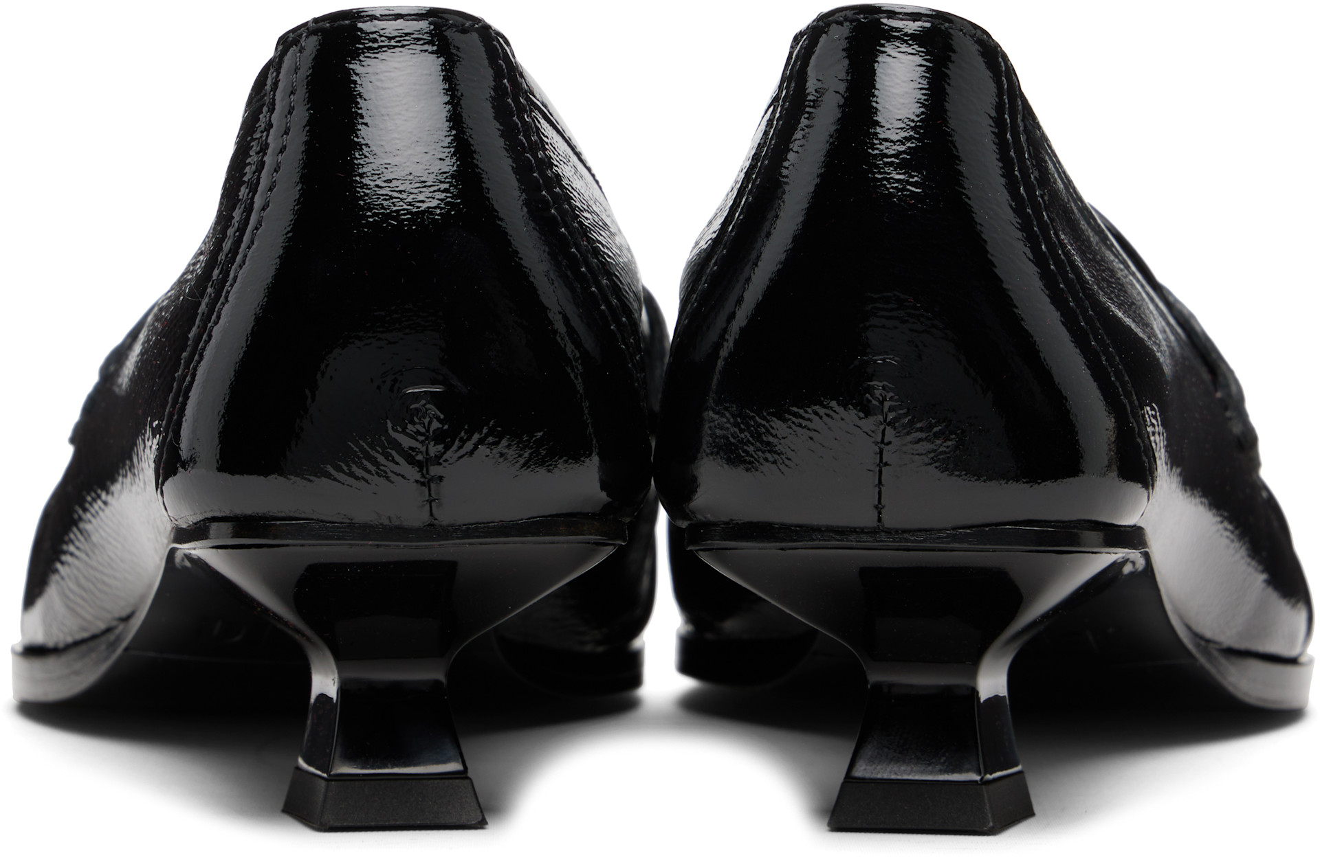 Diesel: Black D-Amber Moc 30 Heels | SSENSE
