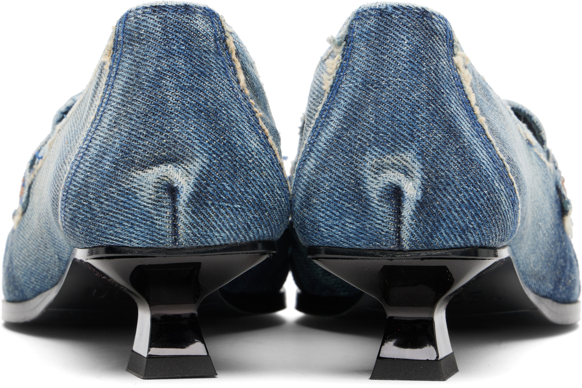 Diesel: Blue D-Amber Moc 30 Heels | SSENSE