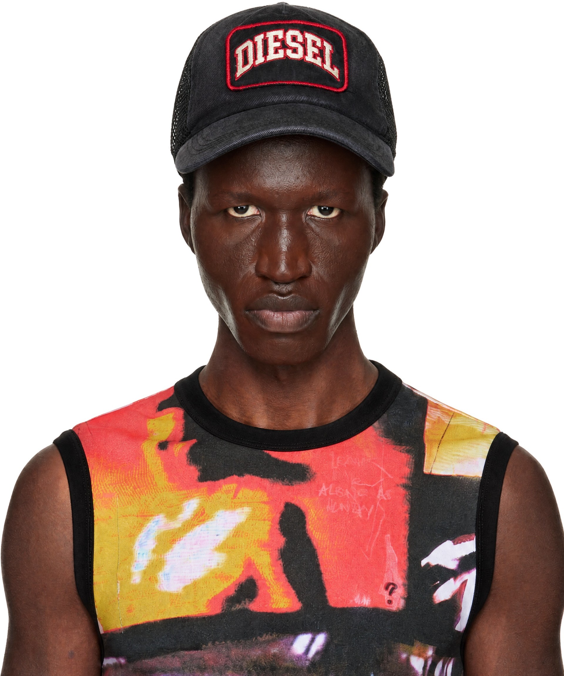 Diesel - Black Logo Patch Baseball Cap