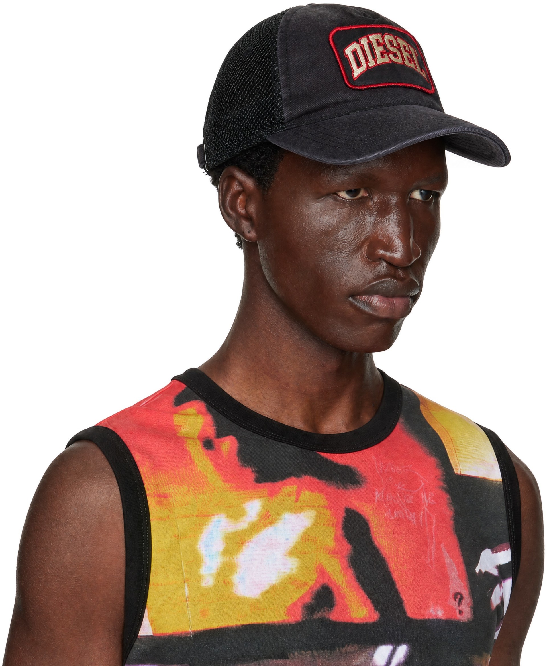 Diesel - Black Logo Patch Baseball Cap