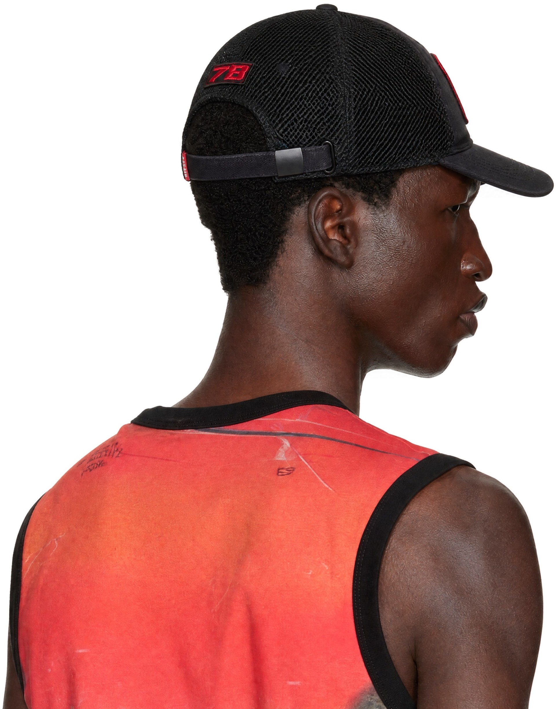 Diesel - Black Logo Patch Baseball Cap