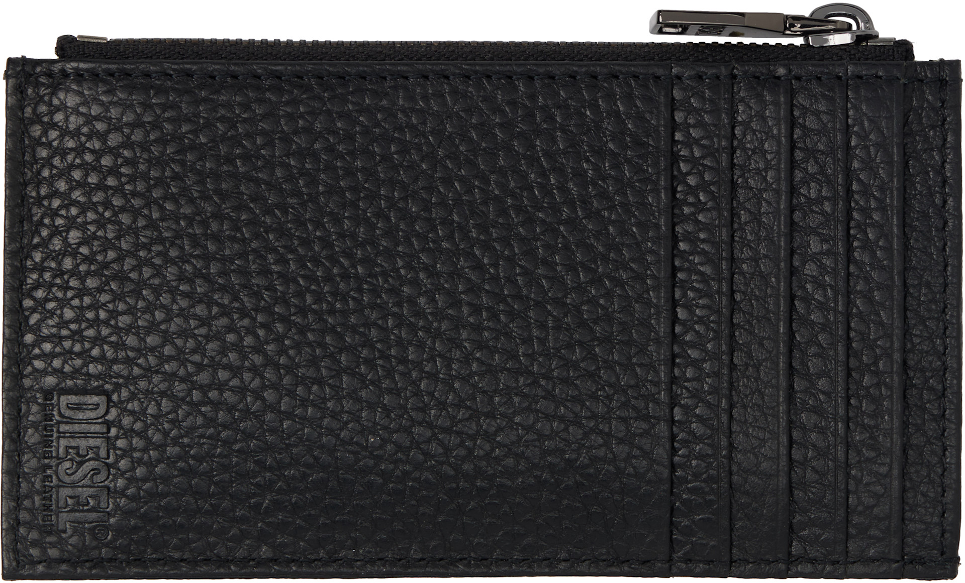 Diesel: Black Hissu Evo Iii Card Holder | SSENSE