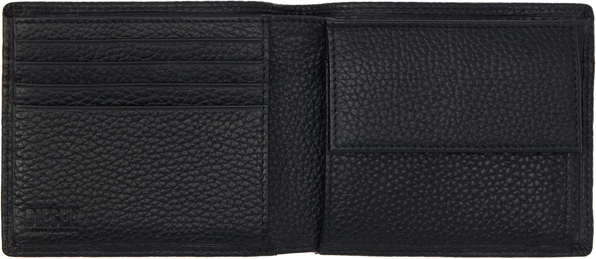 Diesel: ブラック Bi Fold Coin S 財布 | SSENSE 日本