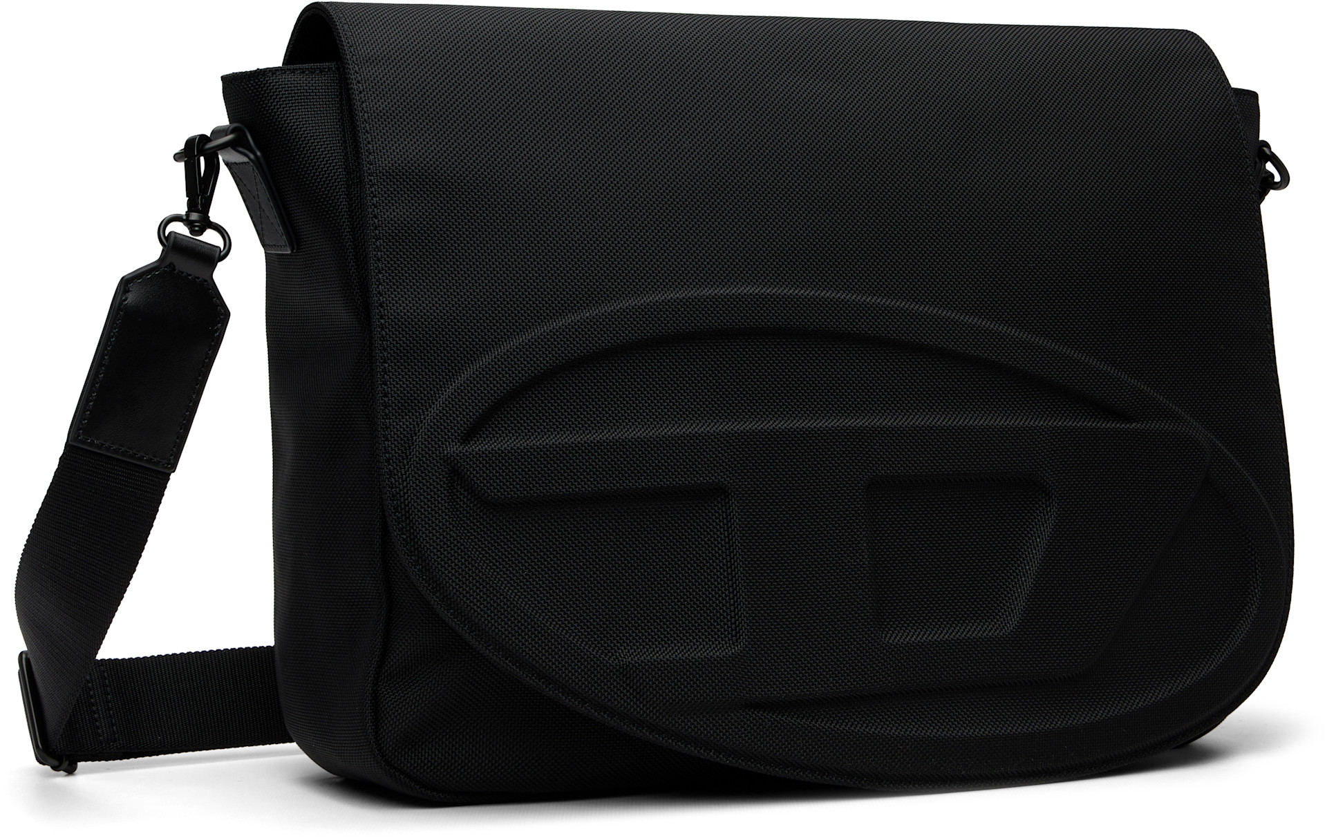 Diesel - Black 1dr Messenger Bag