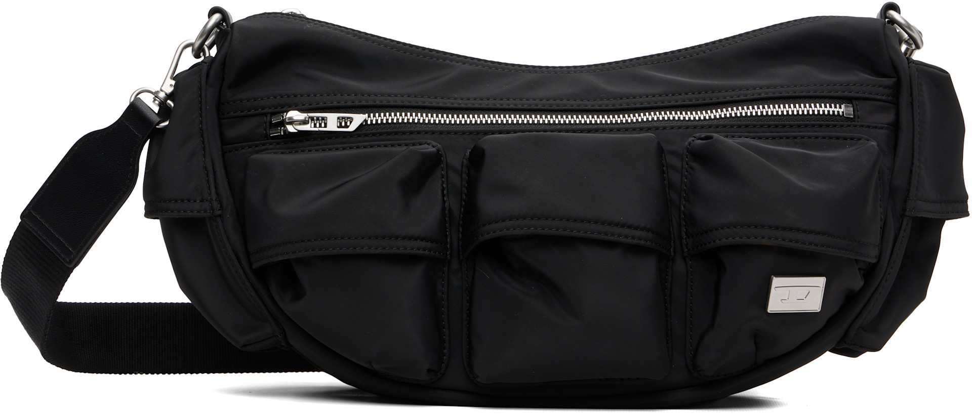 Diesel - Black X Multi-Pkts Shoulder Bag
