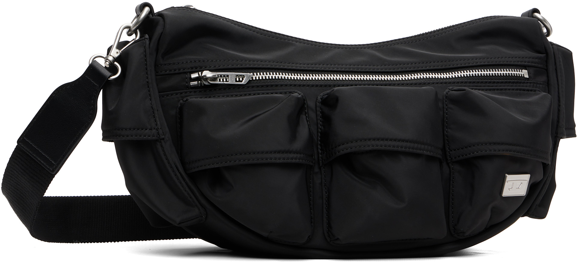 Diesel - Black X Multi-Pkts Shoulder Bag
