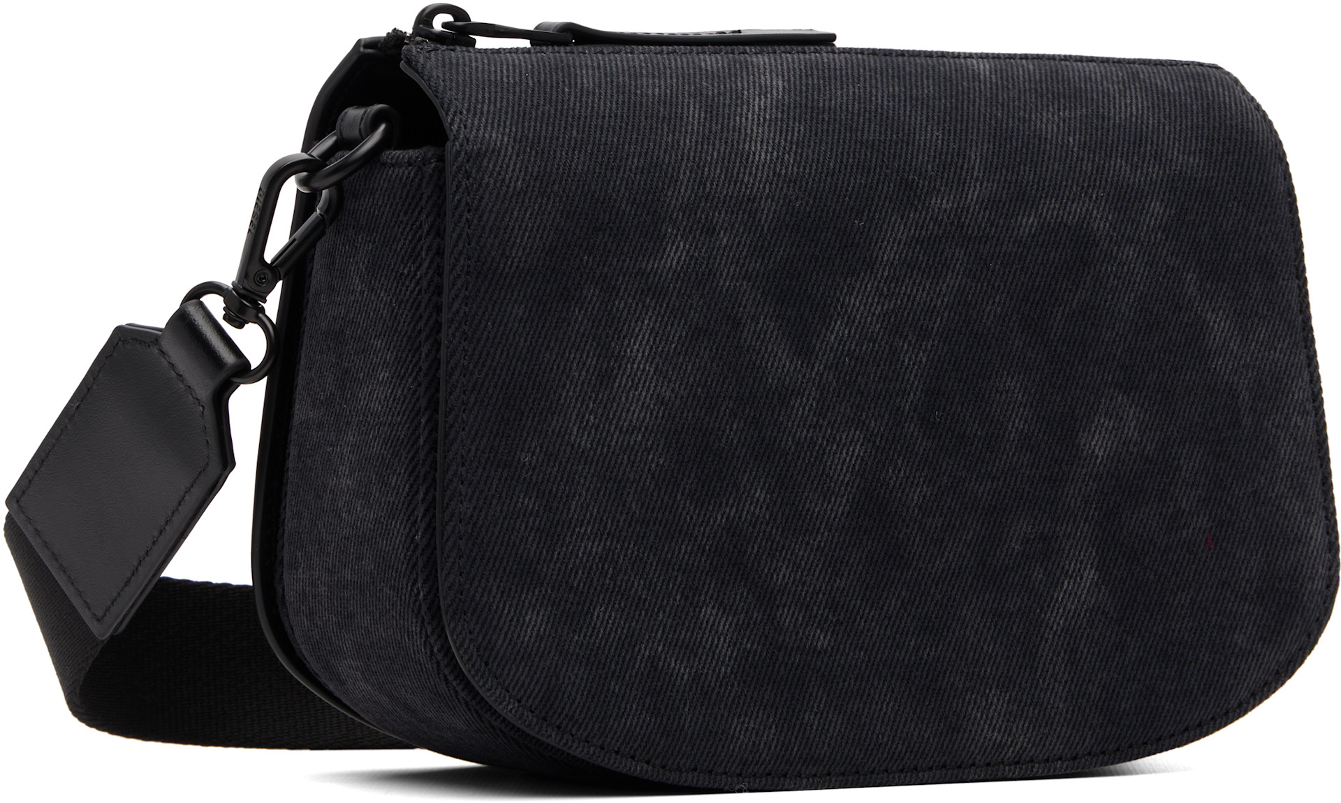 Diesel - Sac caméra noir à logo 1DR