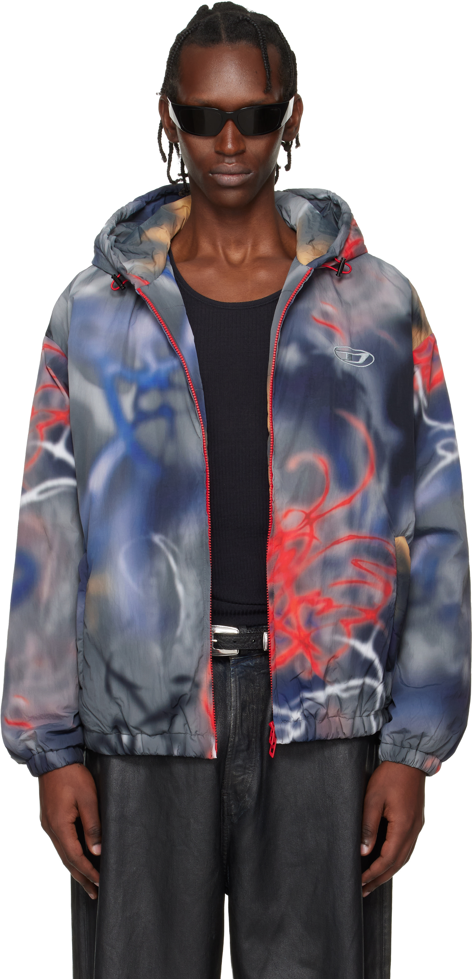 Diesel - Blouson J-Mirr gris