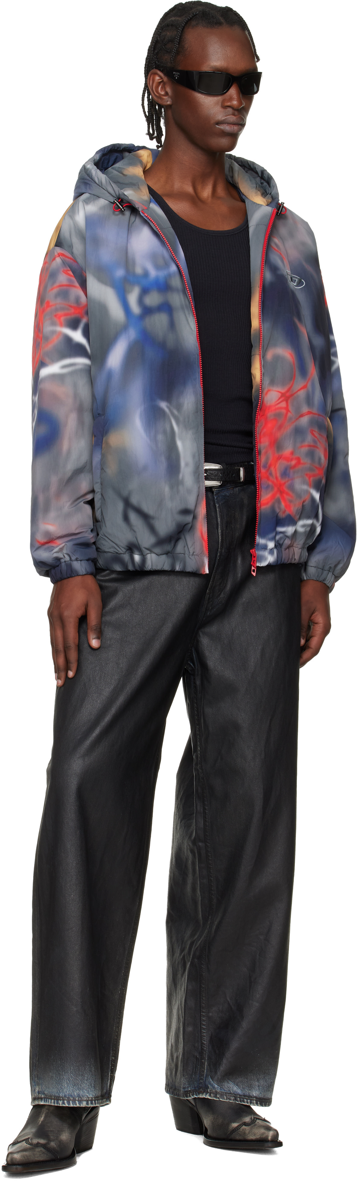 Diesel - Blouson J-Mirr gris