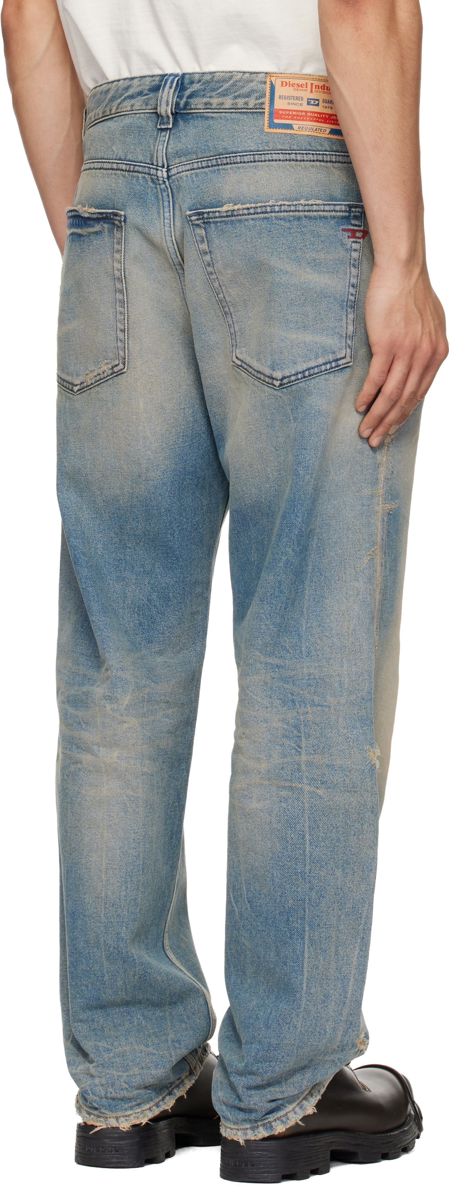 Diesel: ブルー Regular 2024 D-Macs 09n30 ジーンズ | SSENSE 日本
