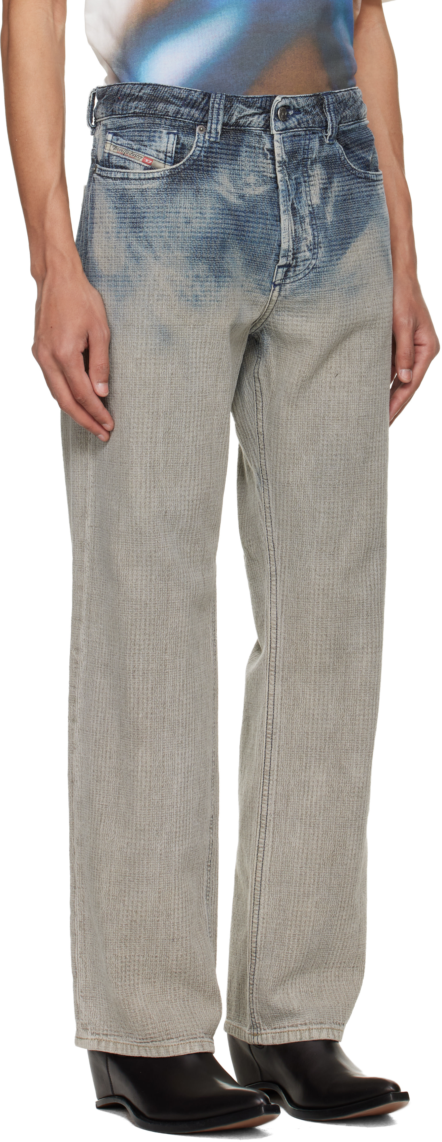 Diesel - Jean décontracté 1980 D-Eeper bleu
