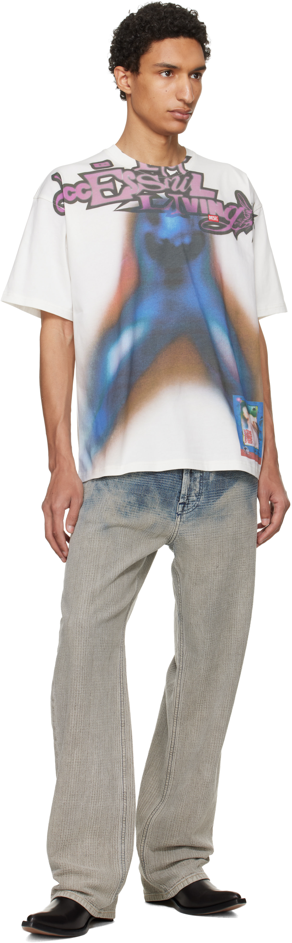 Diesel - Jean décontracté 1980 D-Eeper bleu