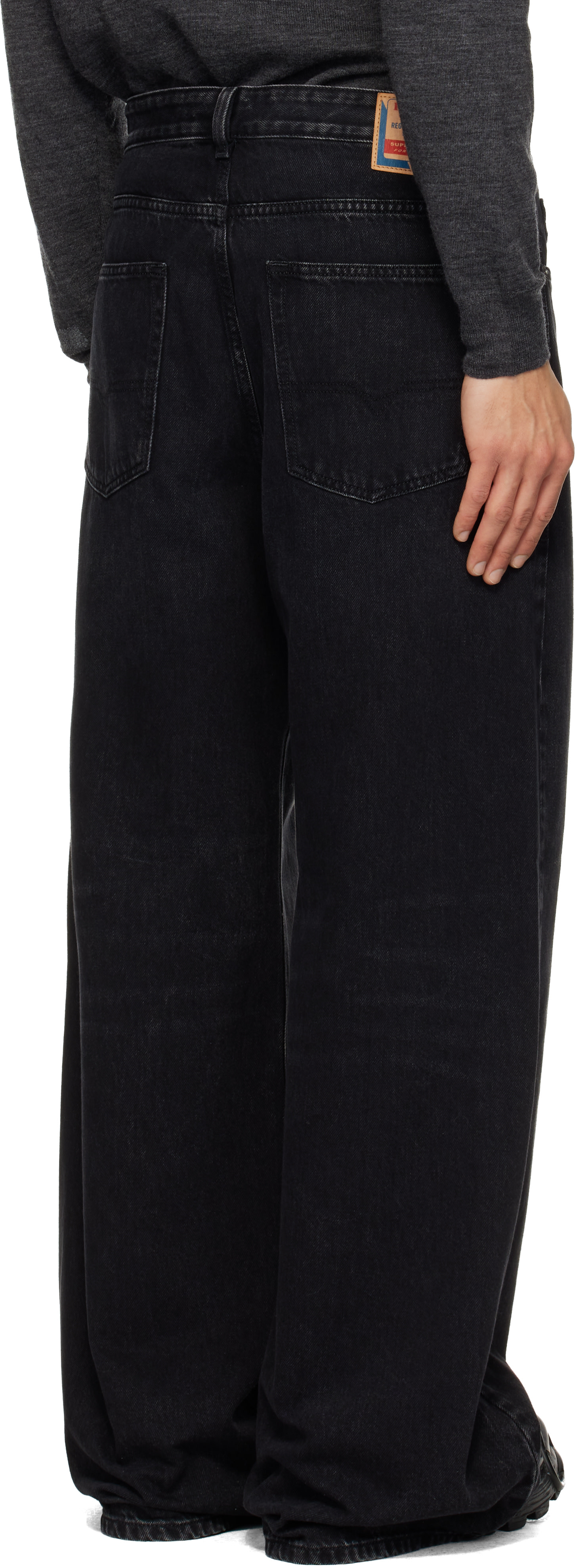 Diesel - Jean décontracté Rise noir