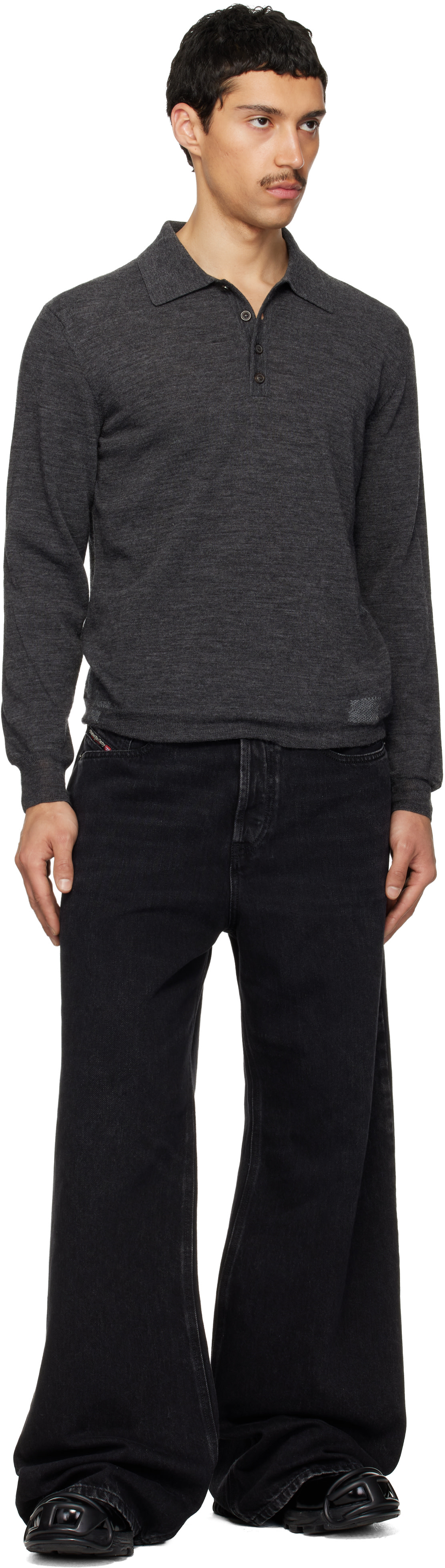 Diesel - Jean décontracté Rise noir