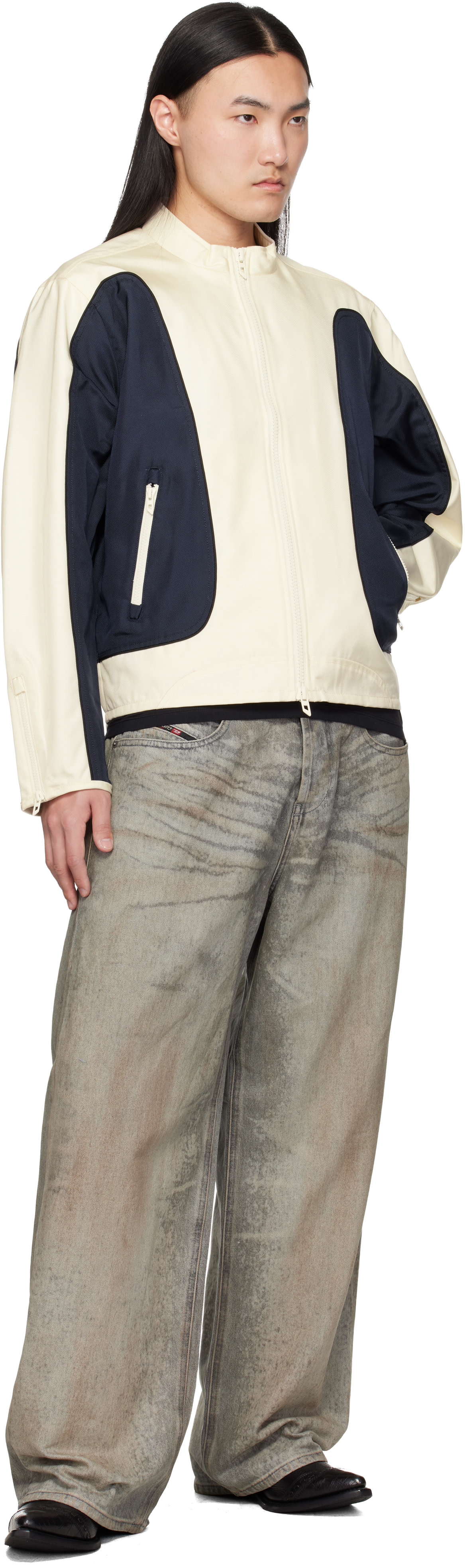Diesel: Gray Regular Waist 1997 D-Enim-M Relaxed Jeans | SSENSE