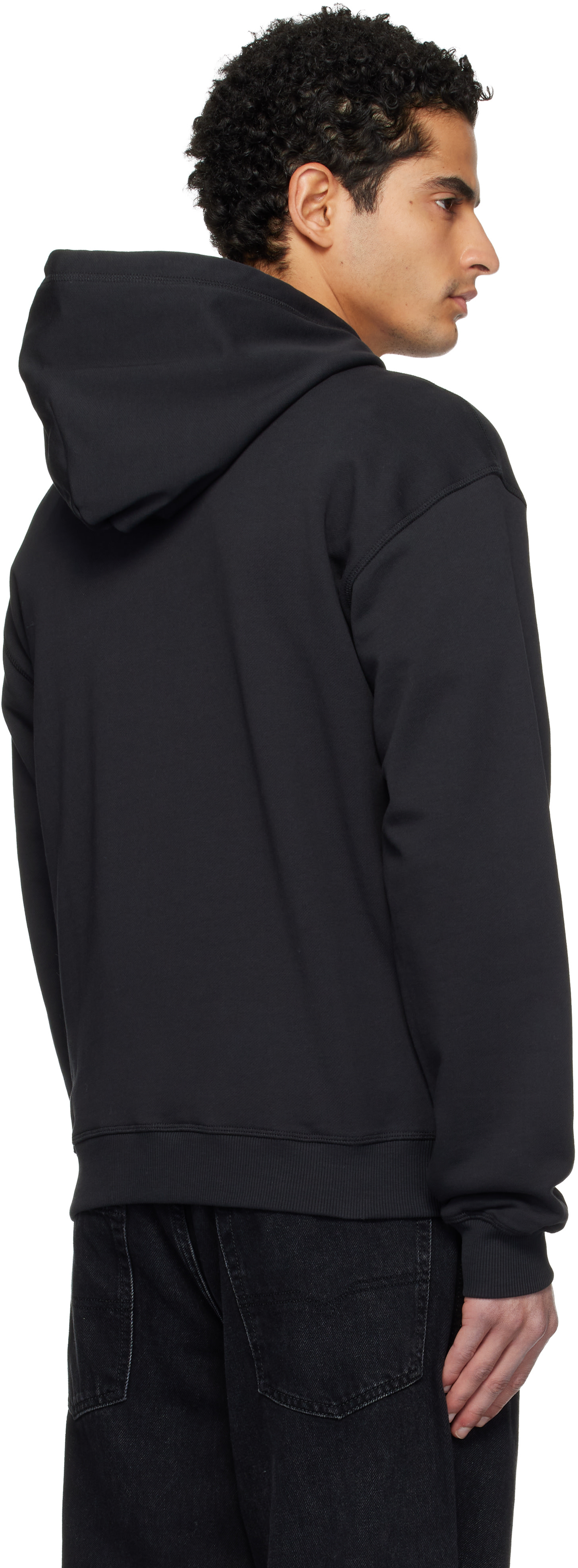Diesel - Pull à capuche Norm noir