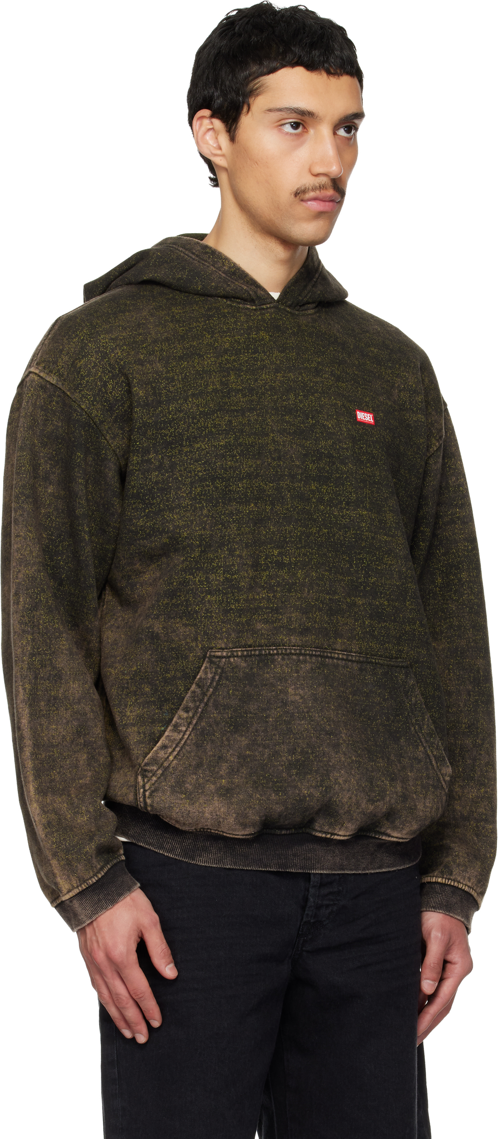 Diesel - Pull à capuche Kai kaki