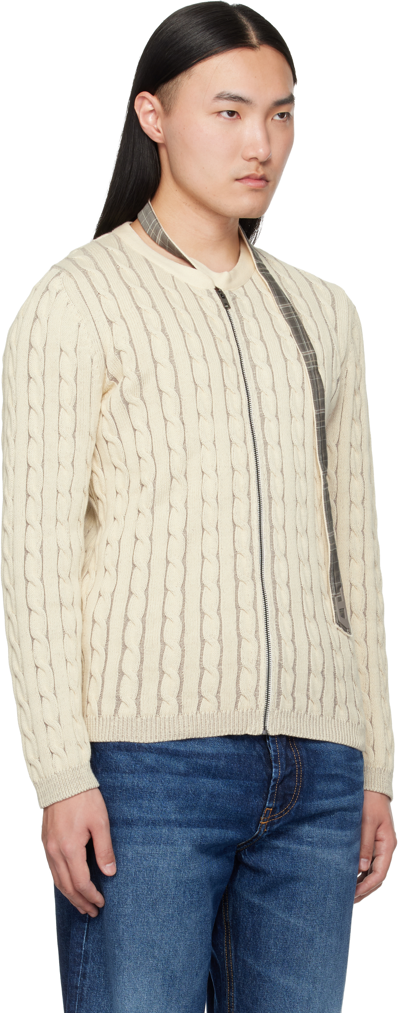Diesel - Pull Danaira blanc cassé