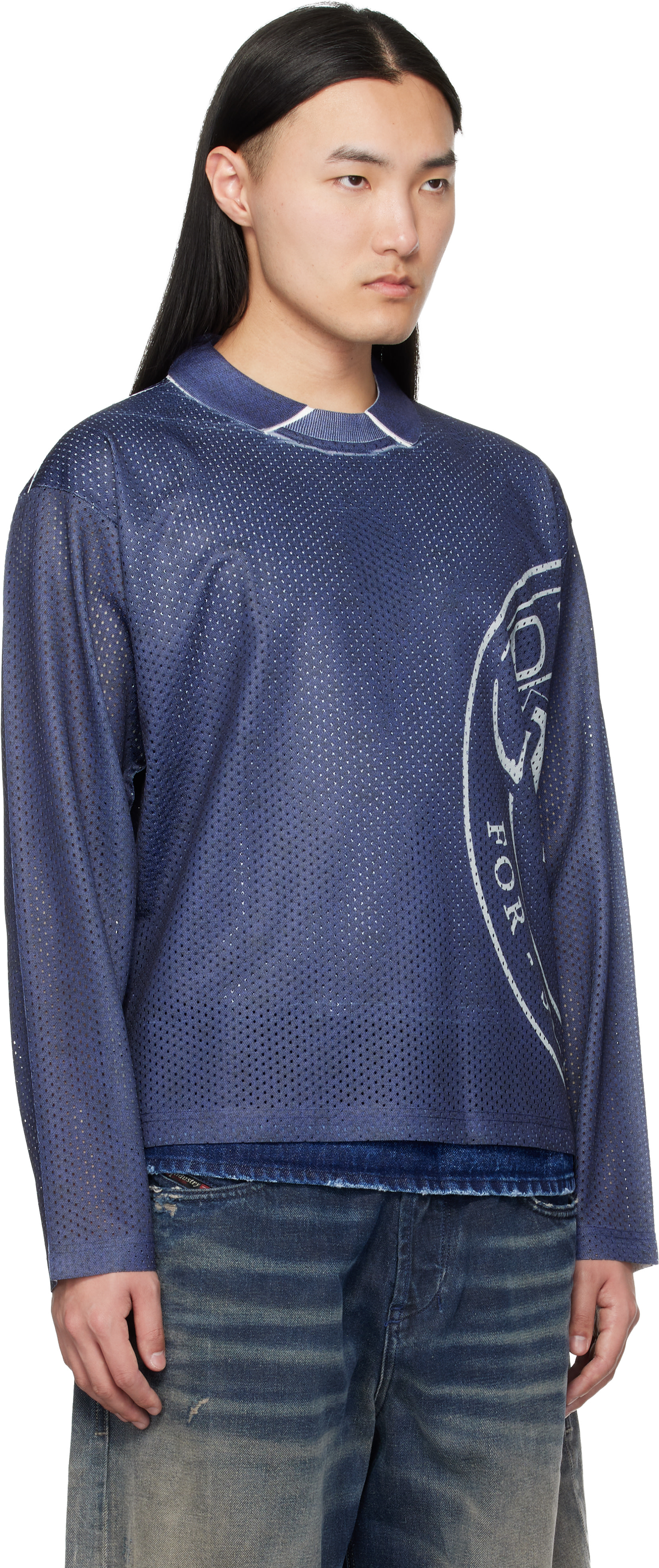 Diesel: Navy T-Ollie Polo | SSENSE