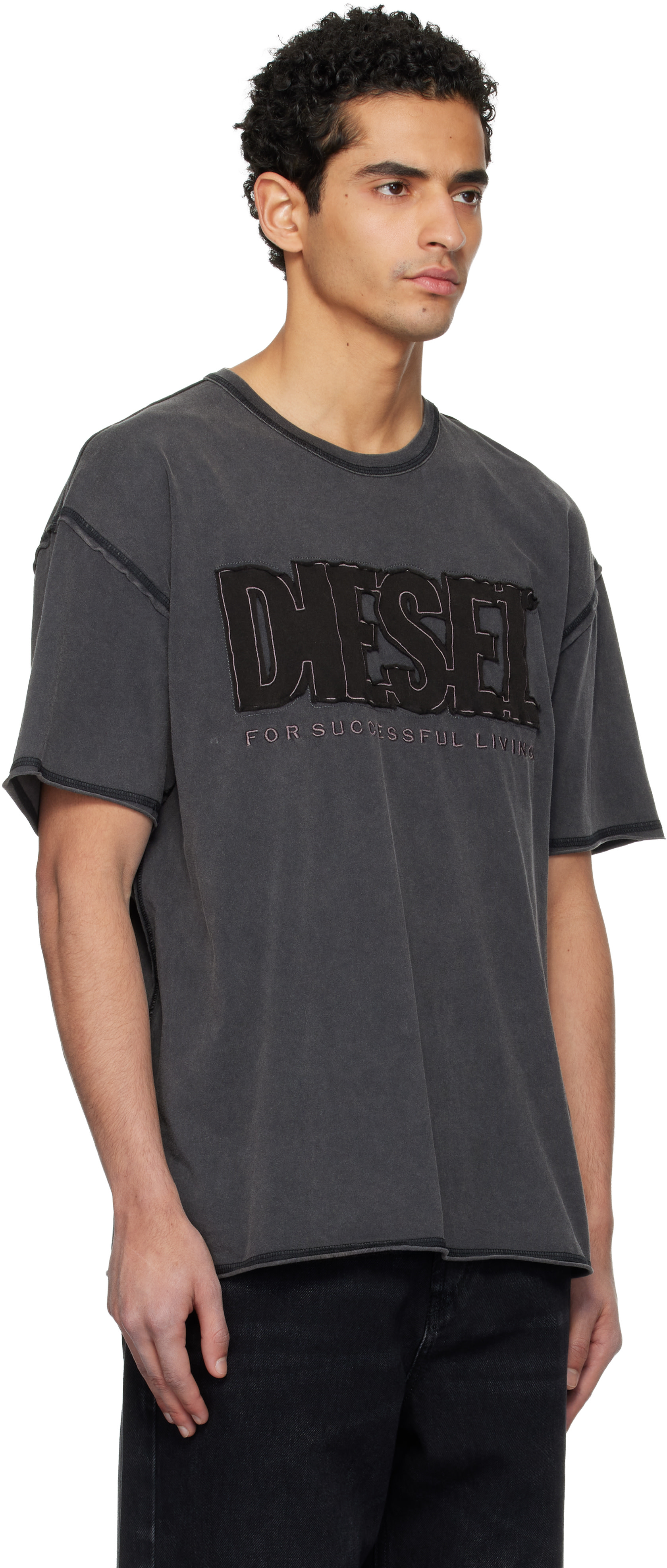 DIESEL Tシャツ Diesel: Gray T-Rawboxt T-shirt | SSENSE