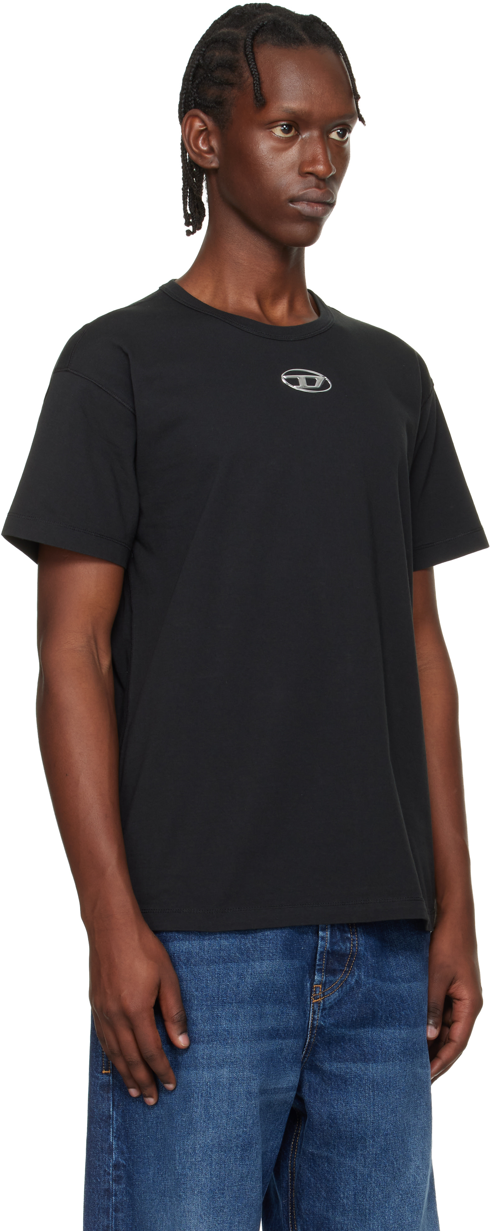 Diesel: ブラック T-Norm-Iod Tシャツ | SSENSE 日本