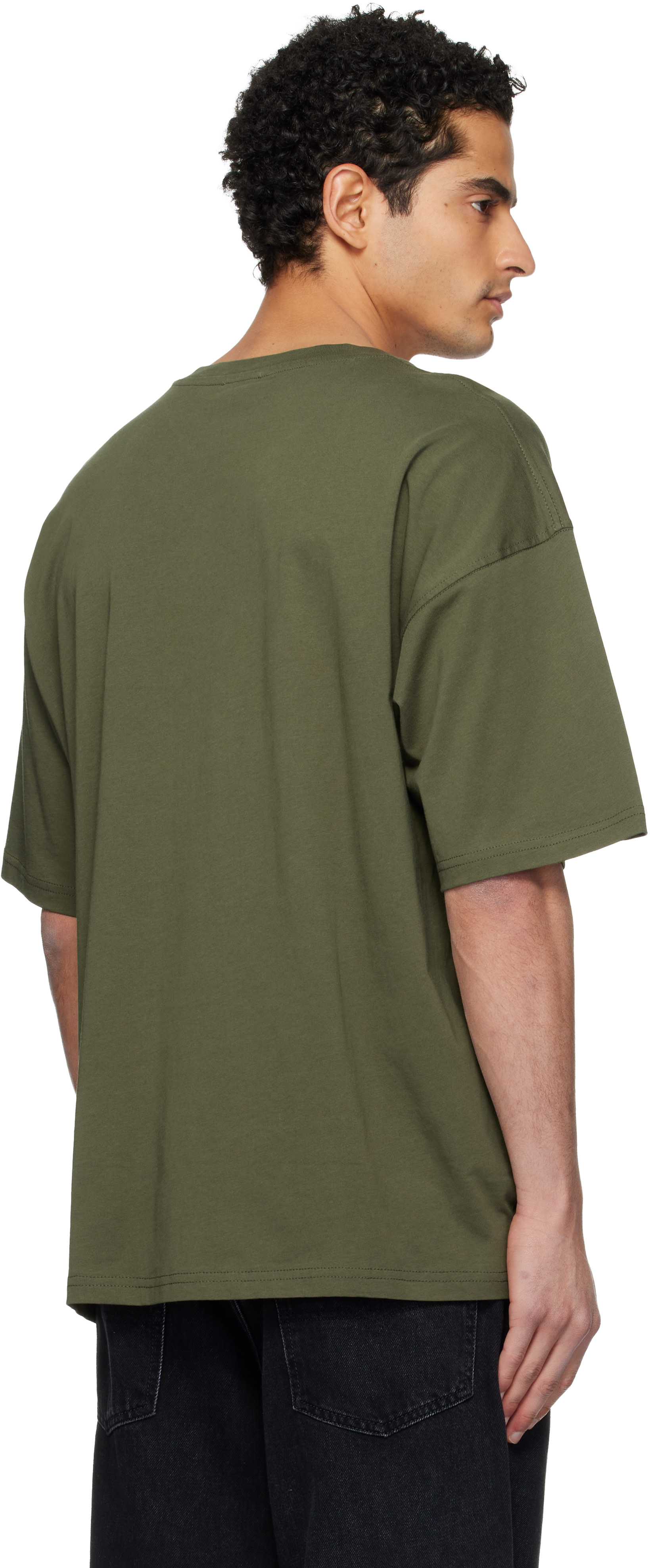 Diesel: カーキ T-Boxt-Bleach Tシャツ | SSENSE 日本