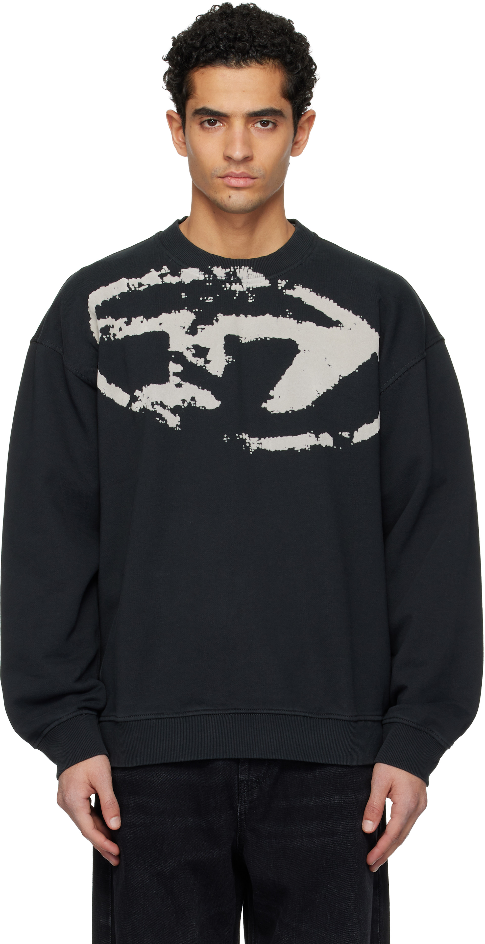 Diesel - ブラック S-Boxt-N5 スウェットシャツ