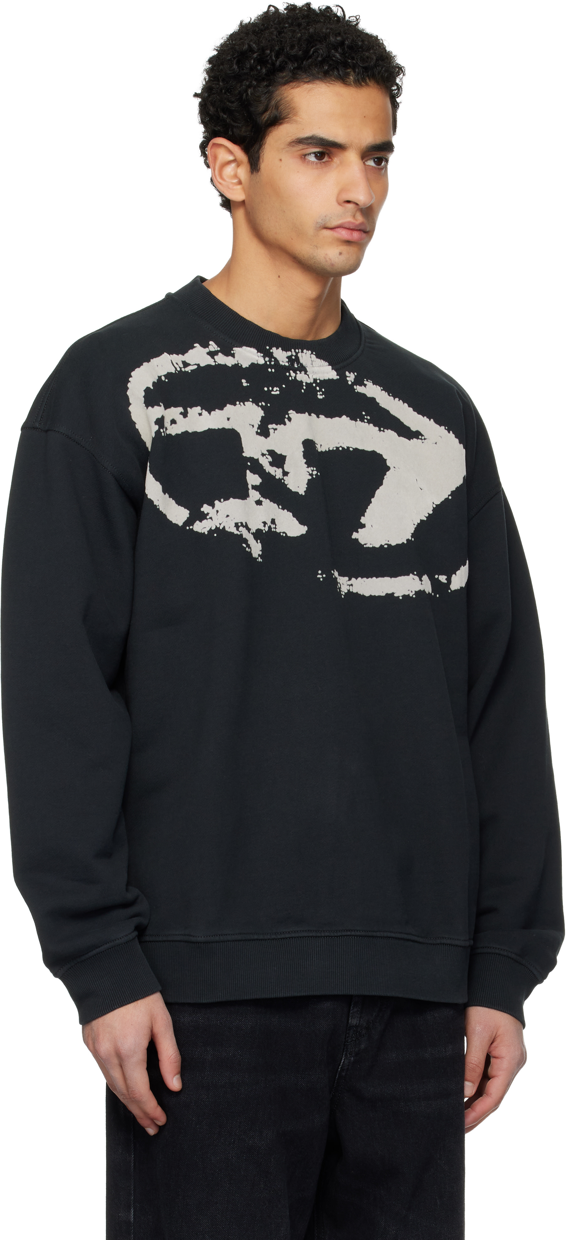 Diesel - ブラック S-Boxt-N5 スウェットシャツ