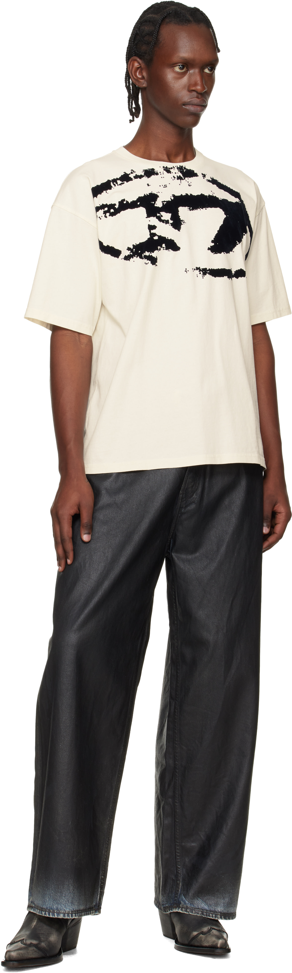 Diesel: オフホワイト T-Boxt-N14 Tシャツ | SSENSE 日本