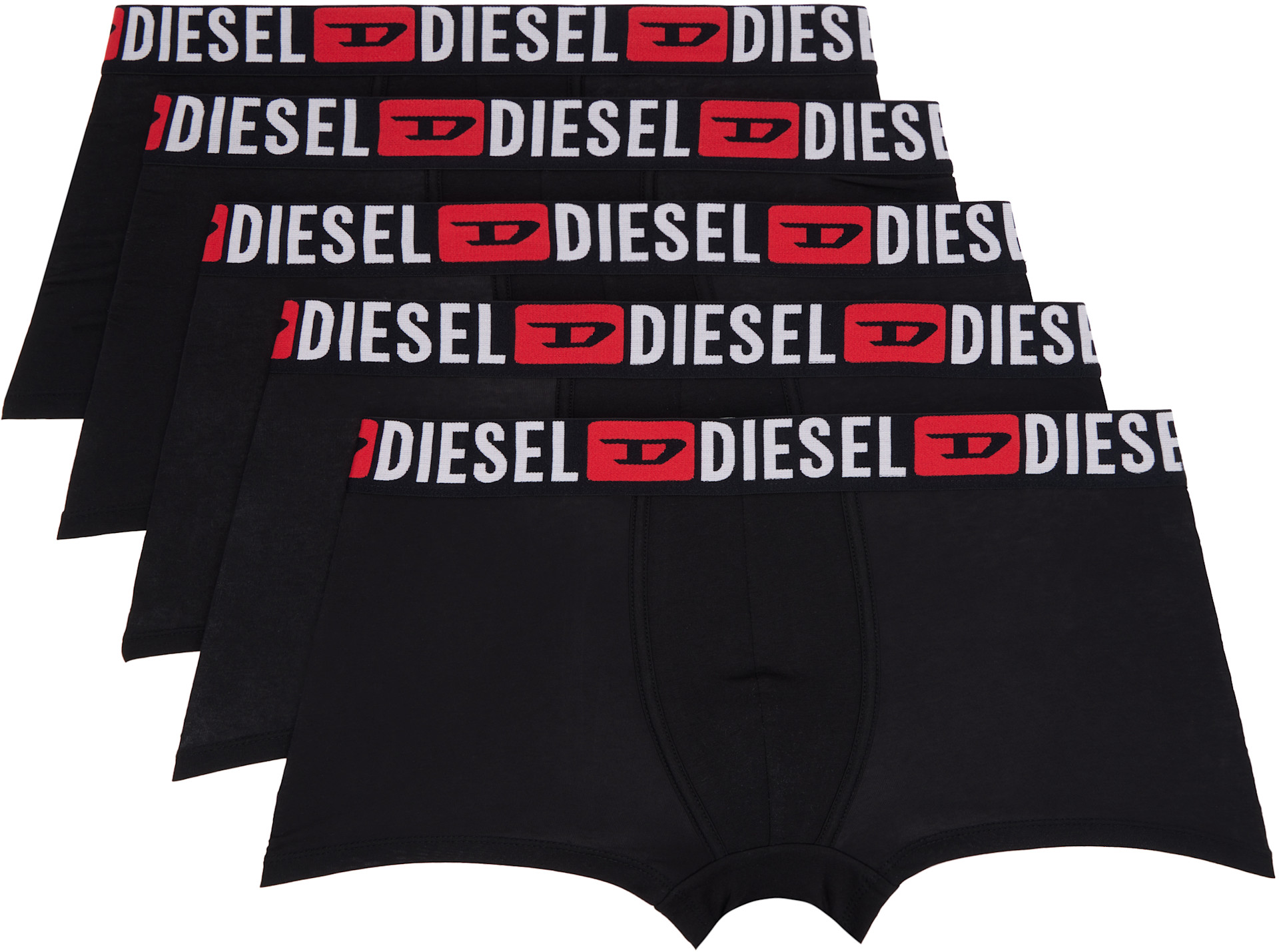 Diesel - 블랙 Umbx 다미엔 박서 브리프 세트