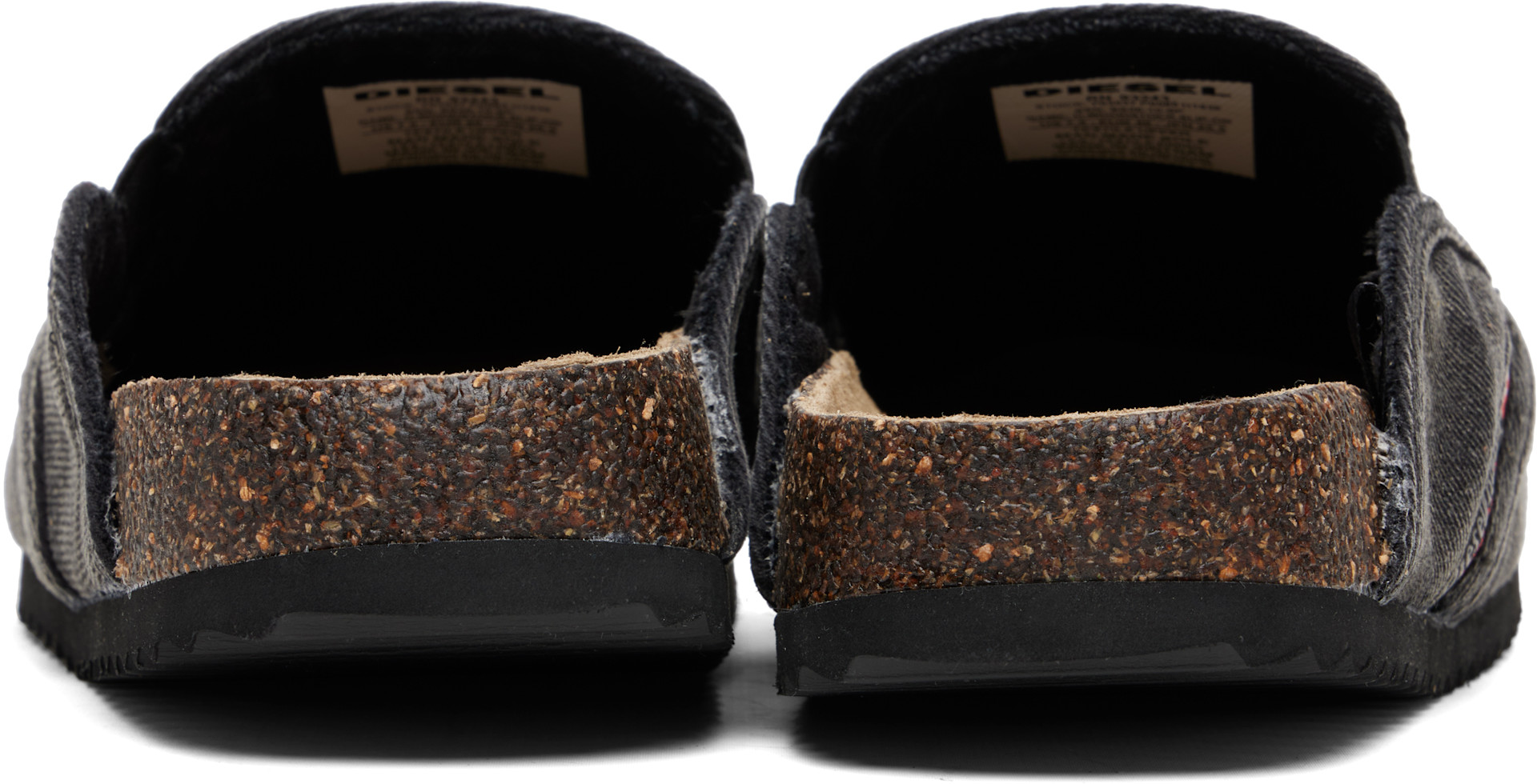 Diesel: Black D-Woodstock Slip-on Loafers | SSENSE display picture 3