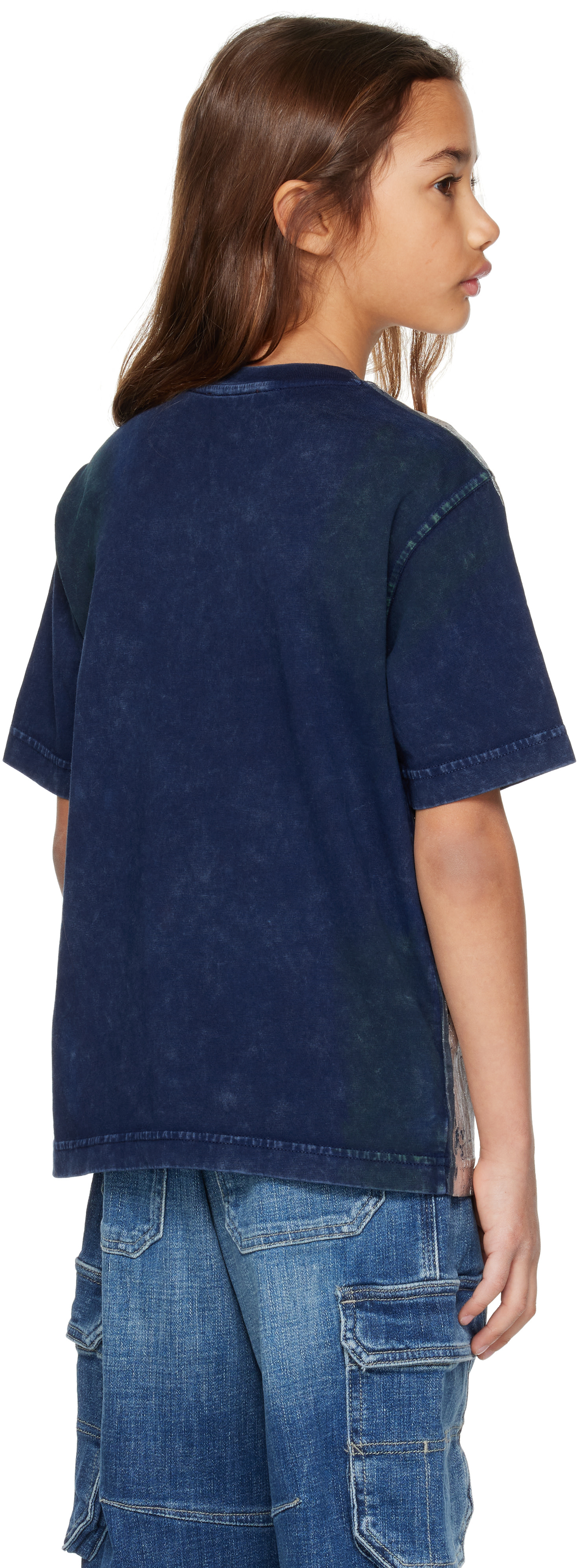 Diesel - Kids Navy & Silver Taboxtar2 Over T-shirt