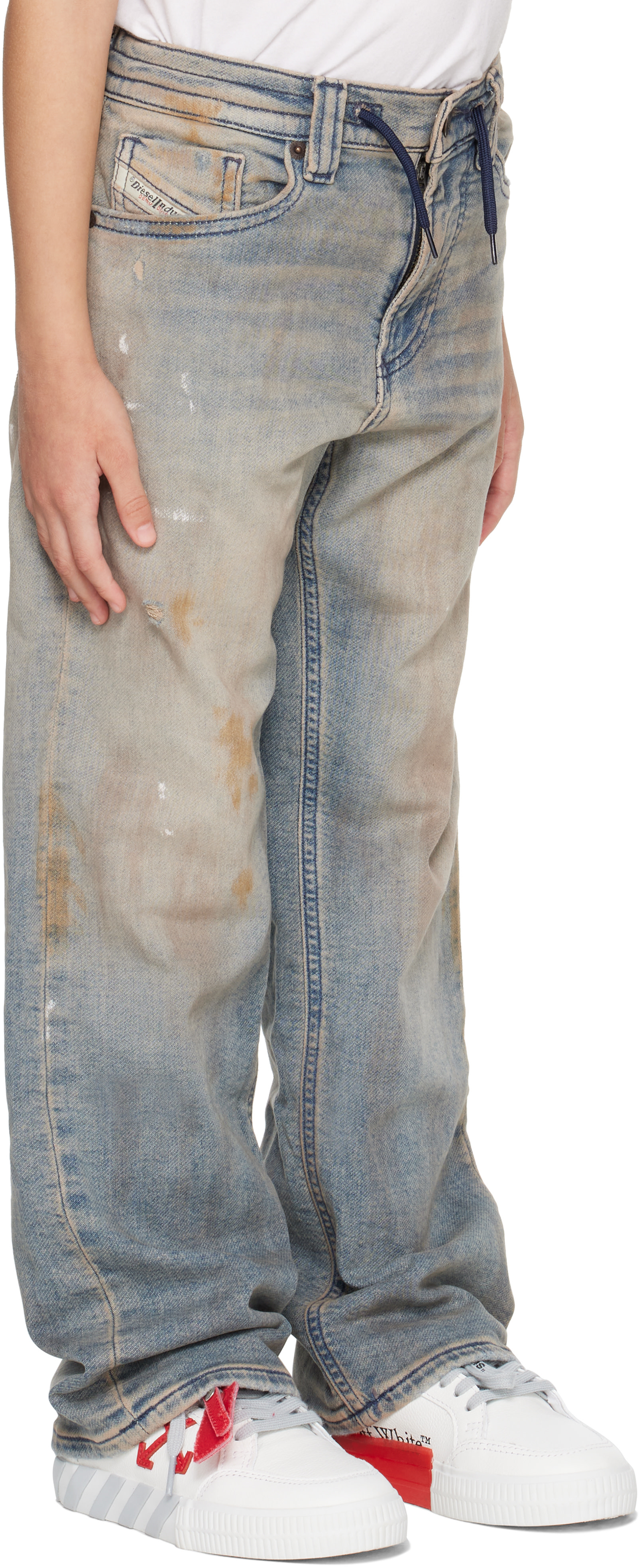 Diesel: Kids Gray D Kros J JJJ Jeans | SSENSE Canada