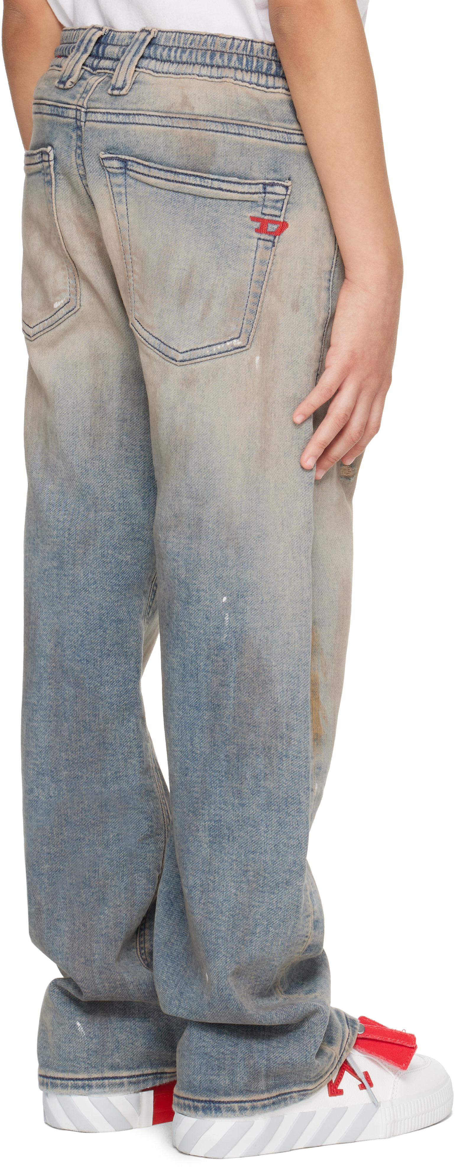 Diesel: Kids Gray D Kros J JJJ Jeans | SSENSE Canada