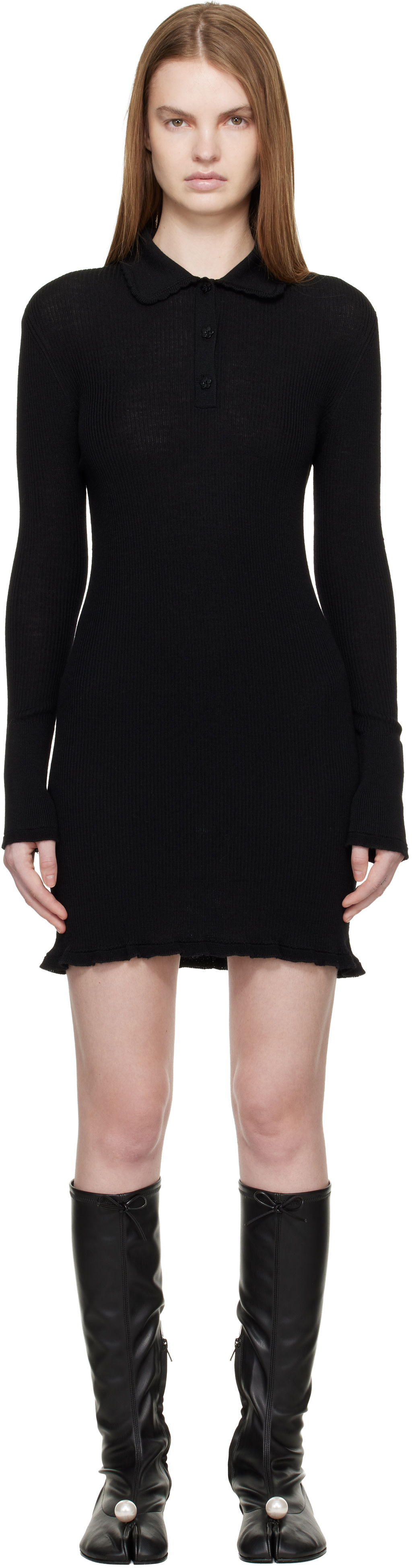 Cecilie Bahnsen - Robe courte Botka noire