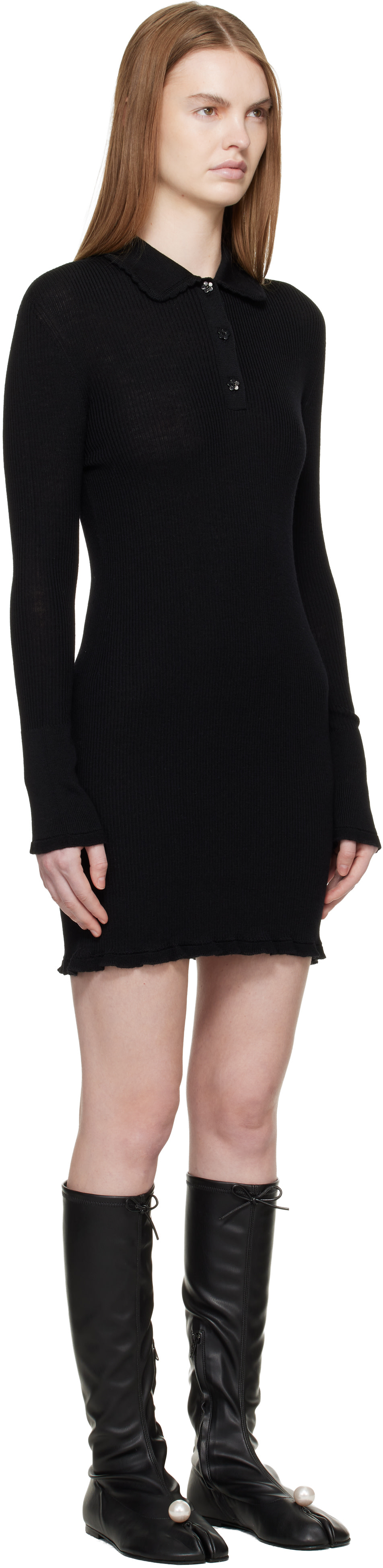 Cecilie Bahnsen - Robe courte Botka noire