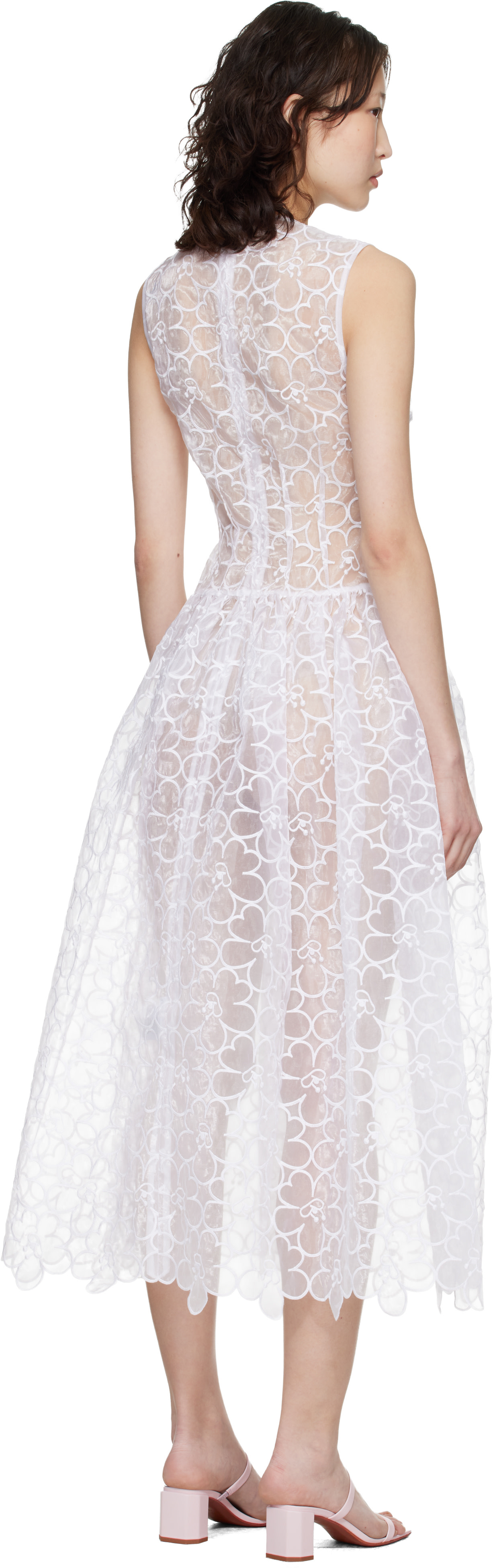 Cecilie Bahnsen - Robe midi CBcate blanche
