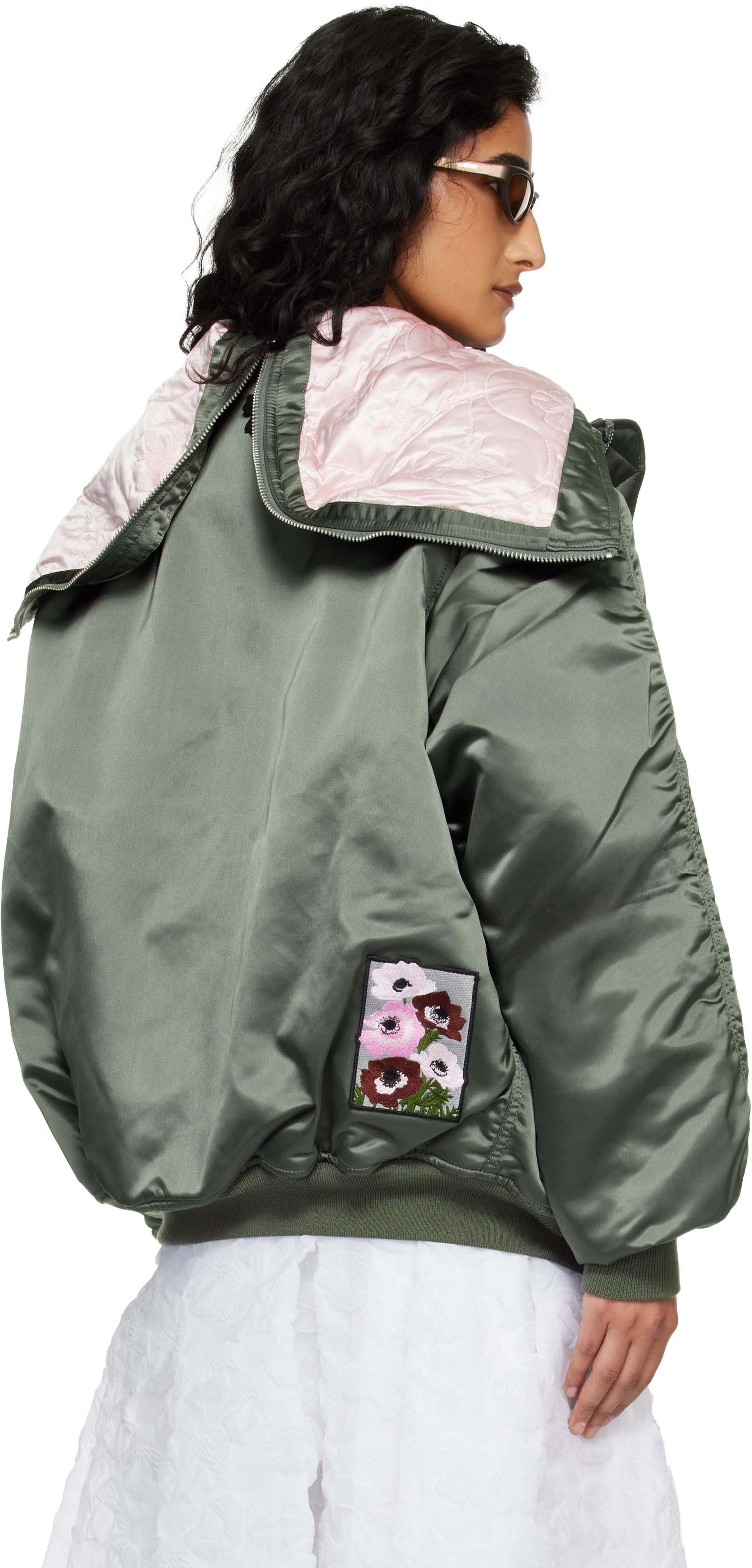 Cecilie Bahnsen: Alpha Industries x Cecilie Bahnsen グリーン N-2B 