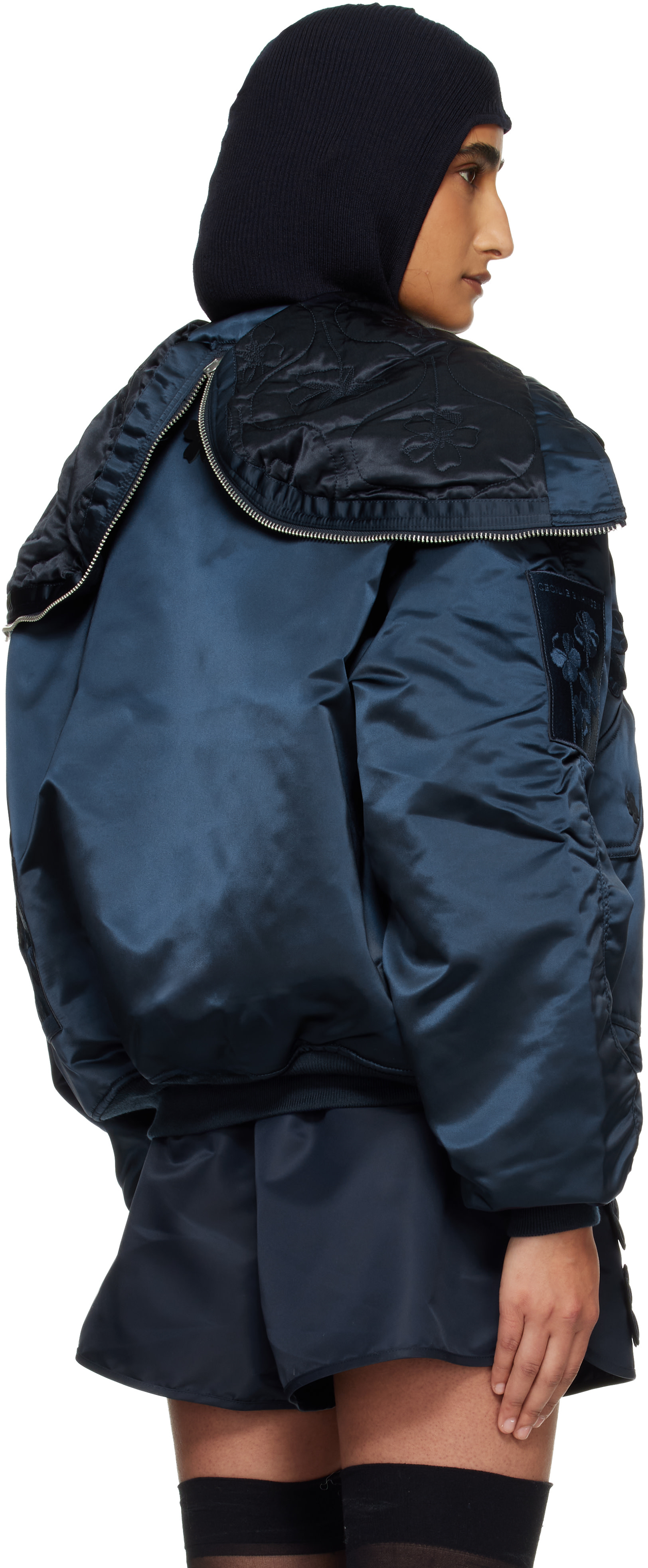 Cecilie Bahnsen: Alpha Industries x Cecilie Bahnsen ネイビー N-2B