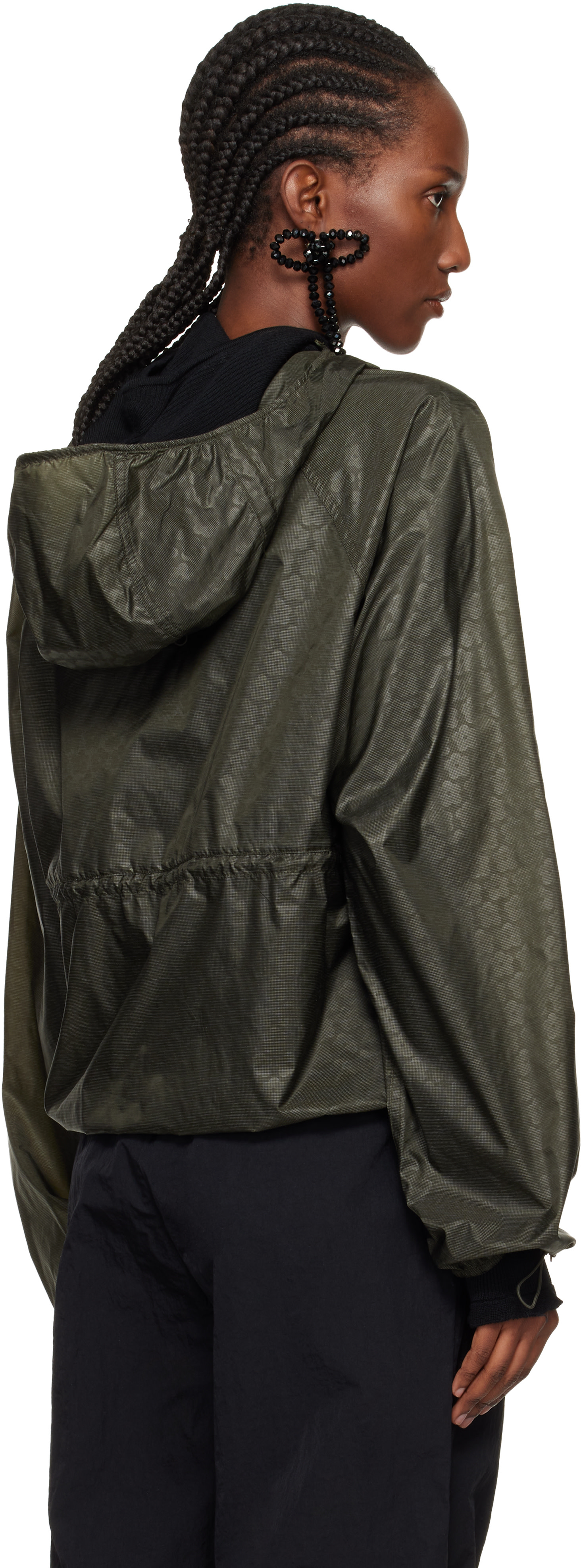 Cecilie Bahnsen - Khaki The North Face Edition Marlowe Pullover Wind Jacket