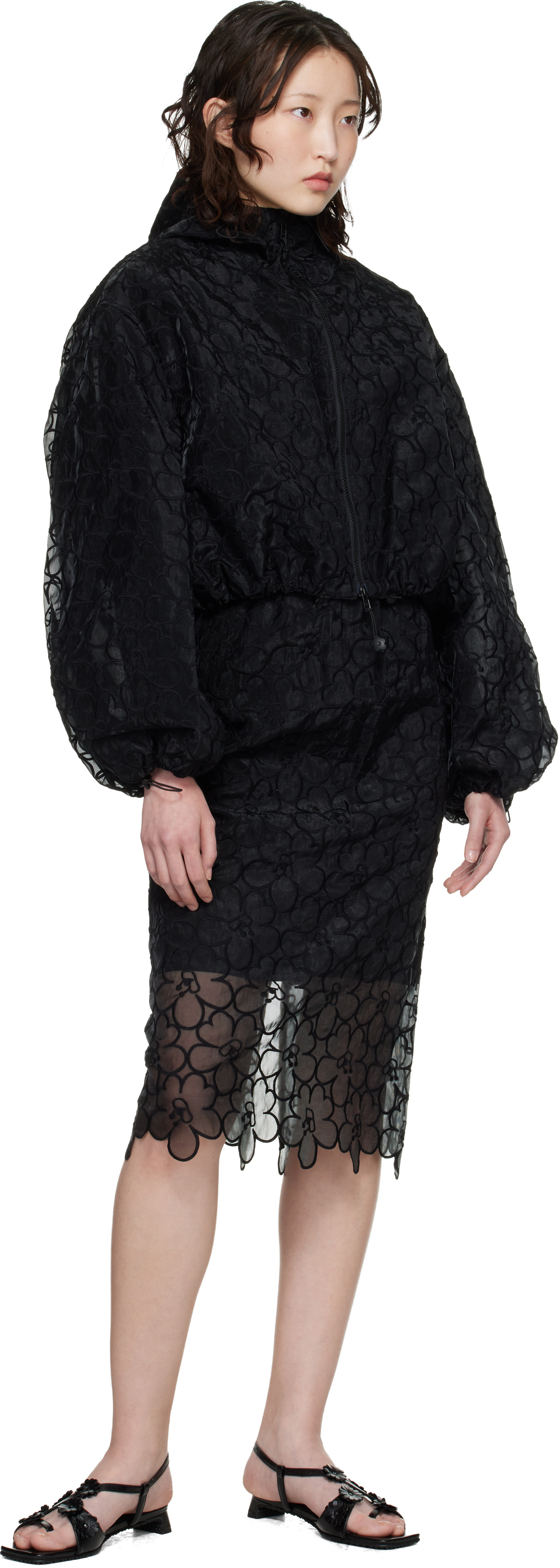 Cecilie Bahnsen: Black CBaisha Jacket | SSENSE