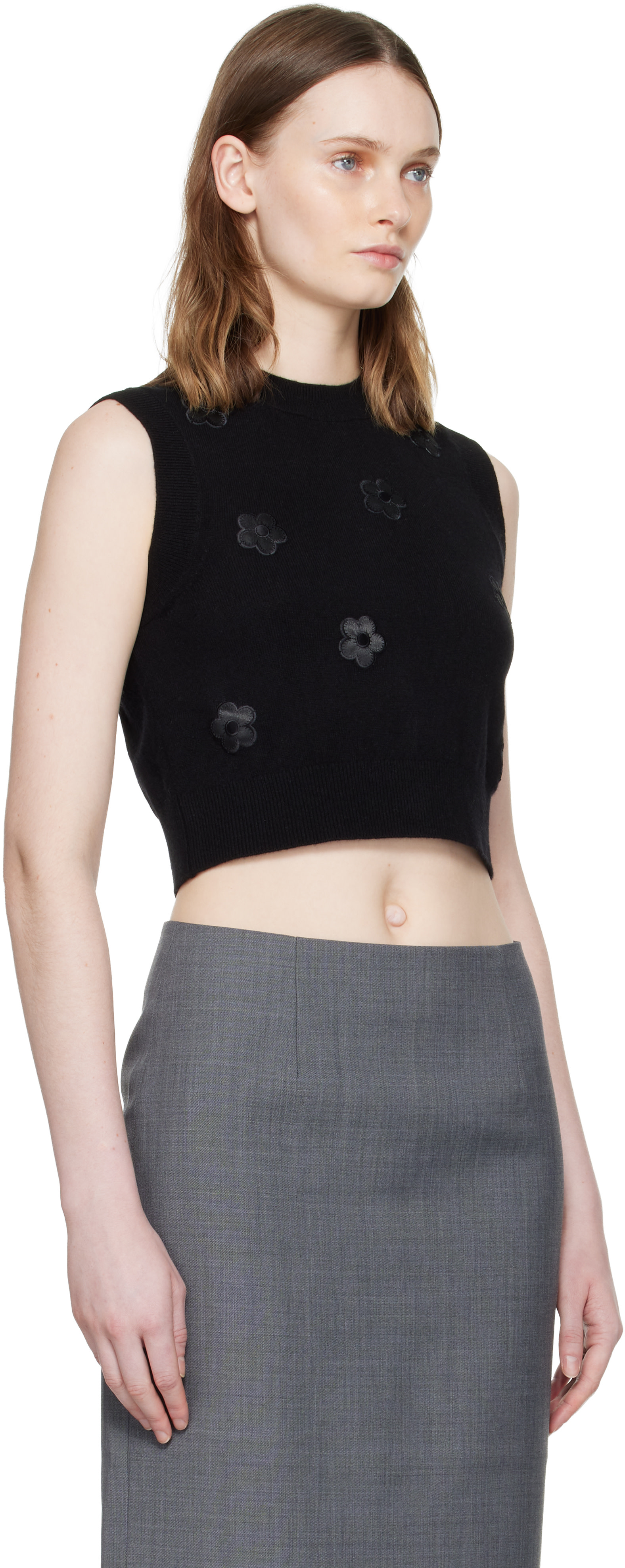 CECILIE BAHNSEN ニットベスト CECILIE ニットベスト BAHNSEN ホワイト