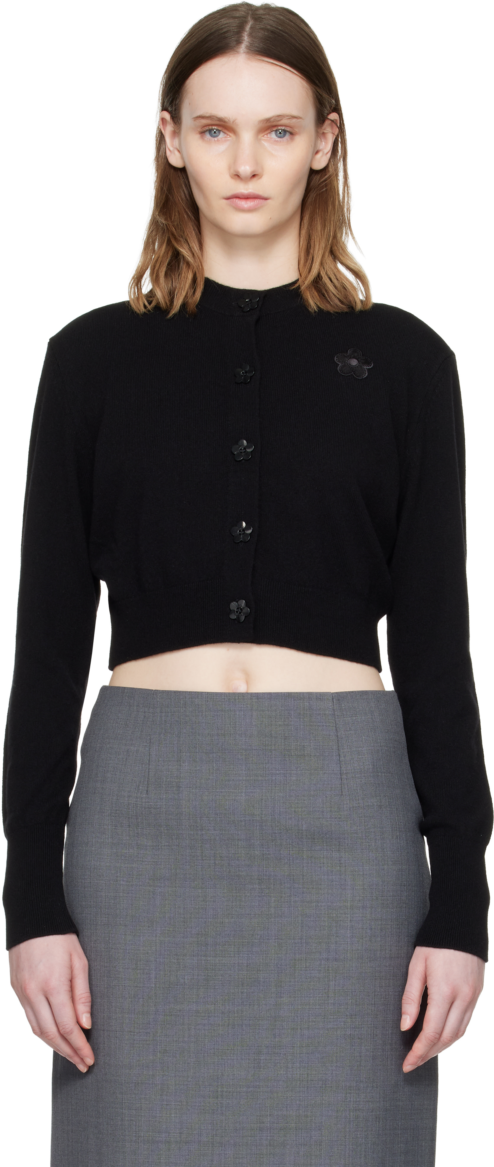 Cecilie Bahnsen: Black Dua Cardigan | SSENSE