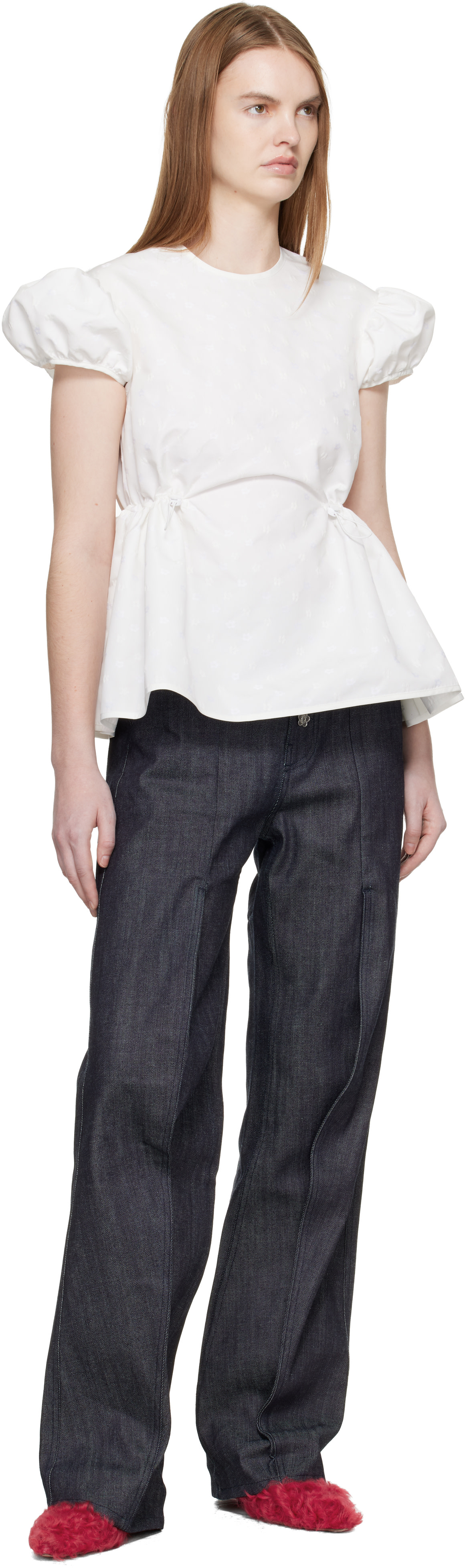 Cecilie Bahnsen: Off-White CBchiara Blouse | SSENSE