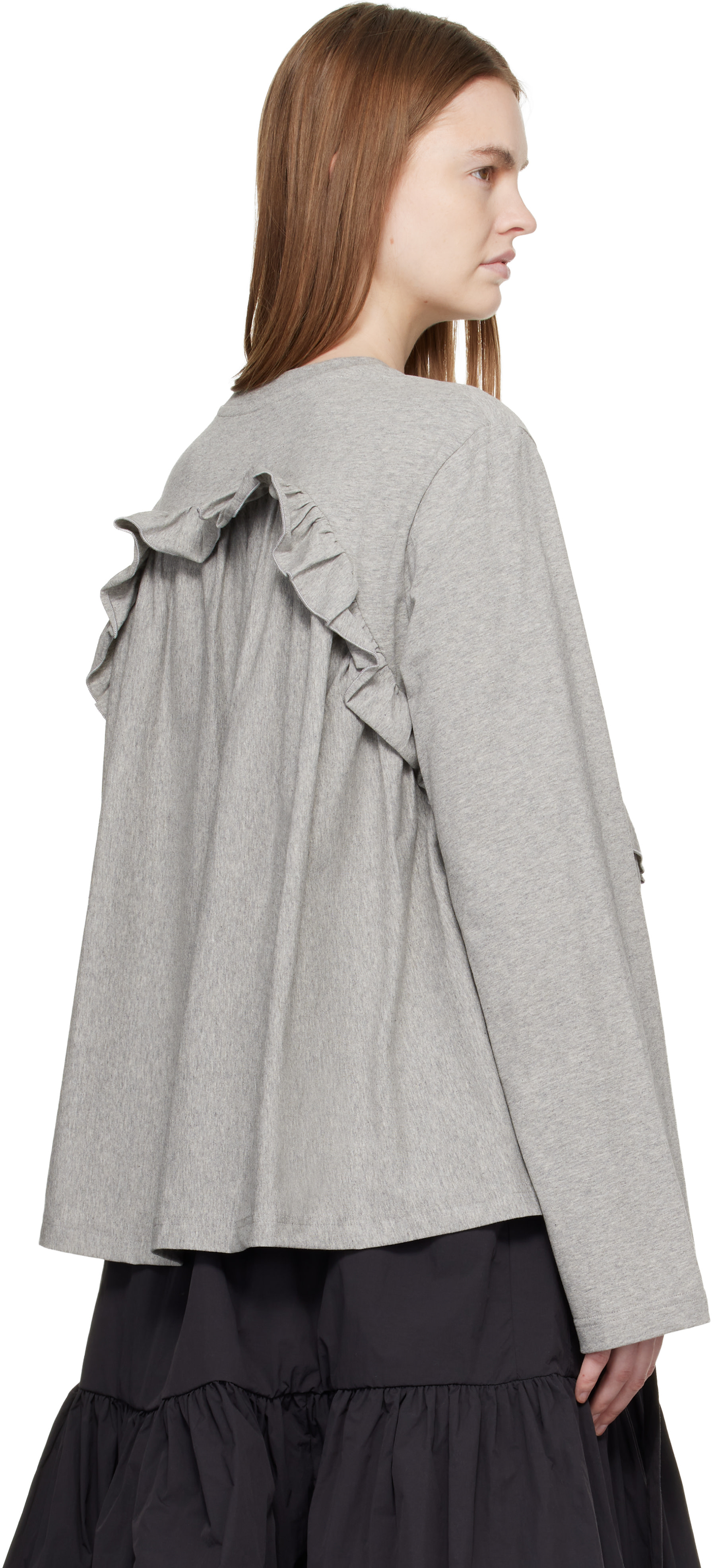 Cecilie Bahnsen: グレー CBalva Tシャツ | SSENSE 日本