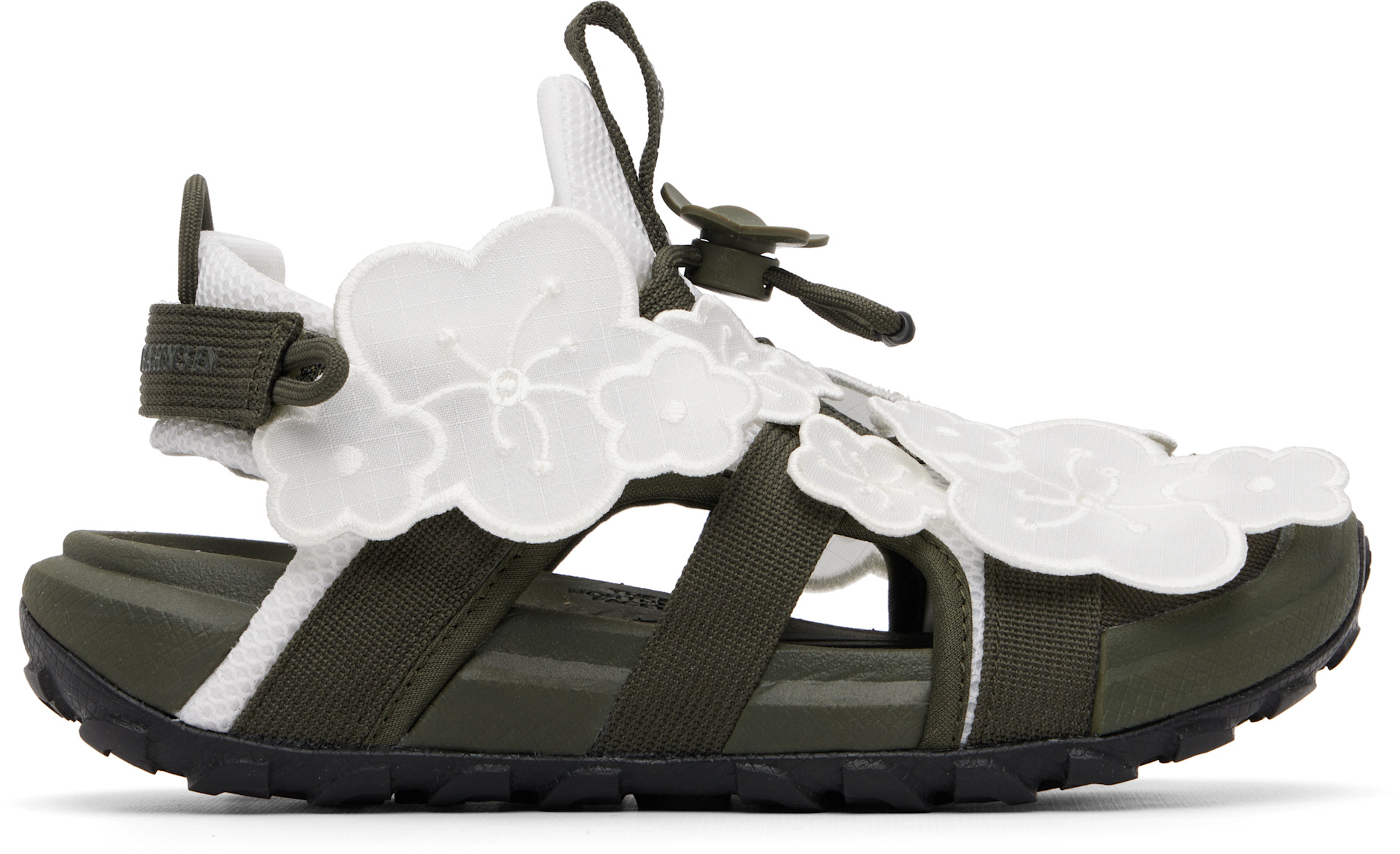 cecilie bahnsen サンダル Cecilie Bahnsen: ホワイト＆カーキ The North Faceエディション Bekah