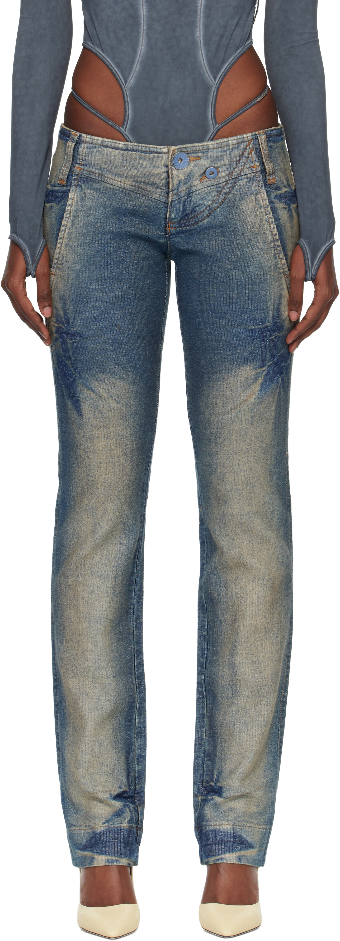 Miss Sixty - Blue KNWLS Edition Tie Dye Jeans