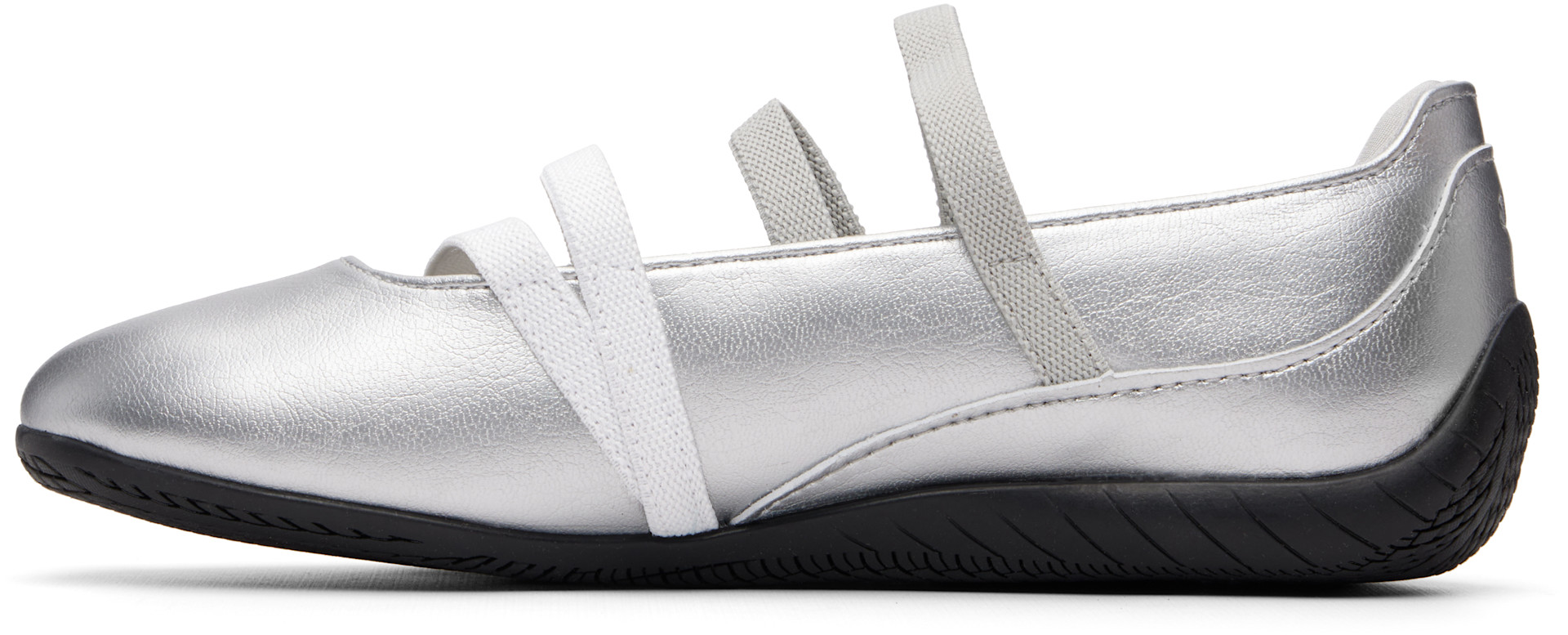 PUMA: Silver Speedcat Ballet Metallic Sneakers | SSENSE Canada