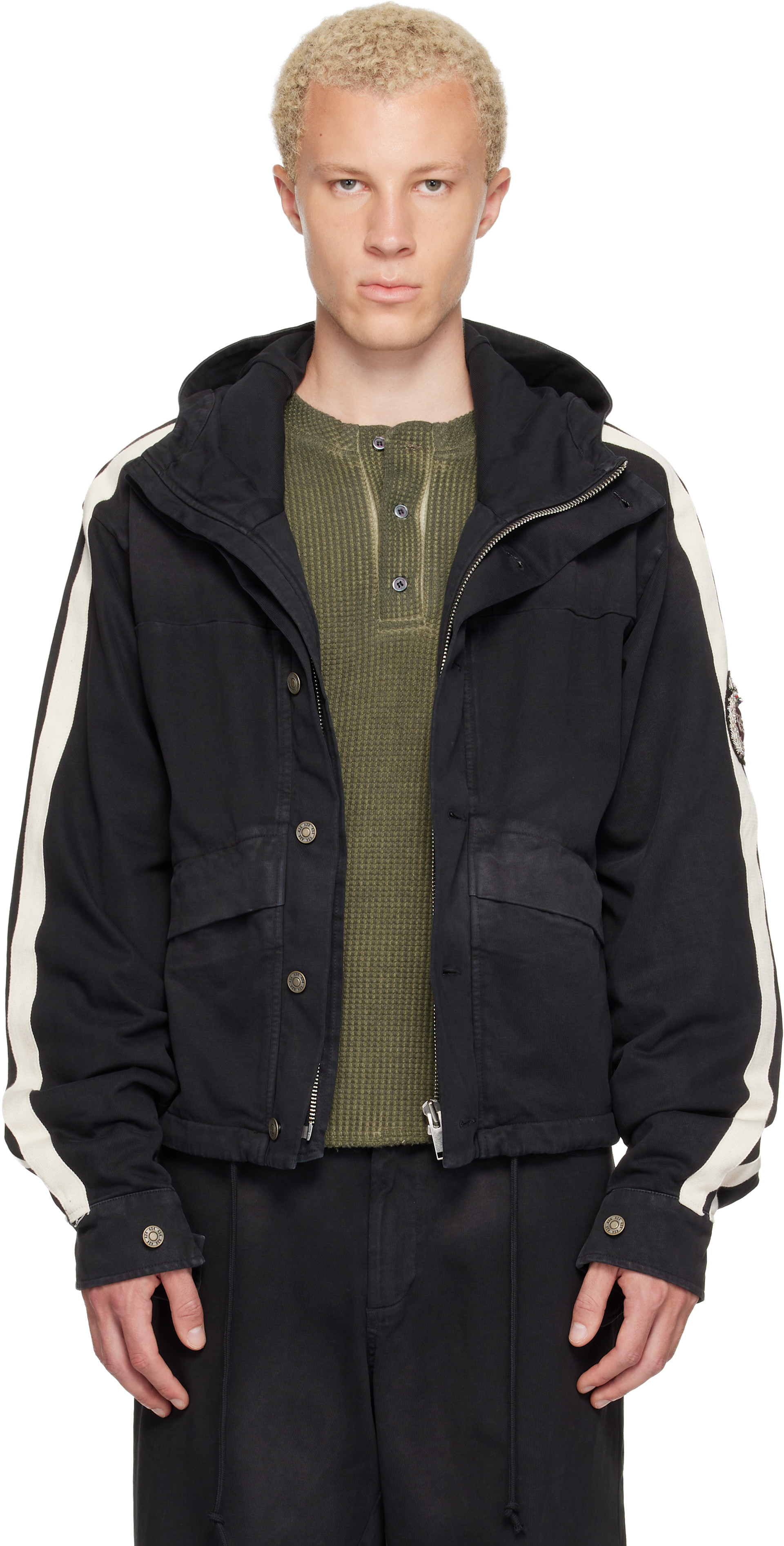 424 - Black Racing Jacket