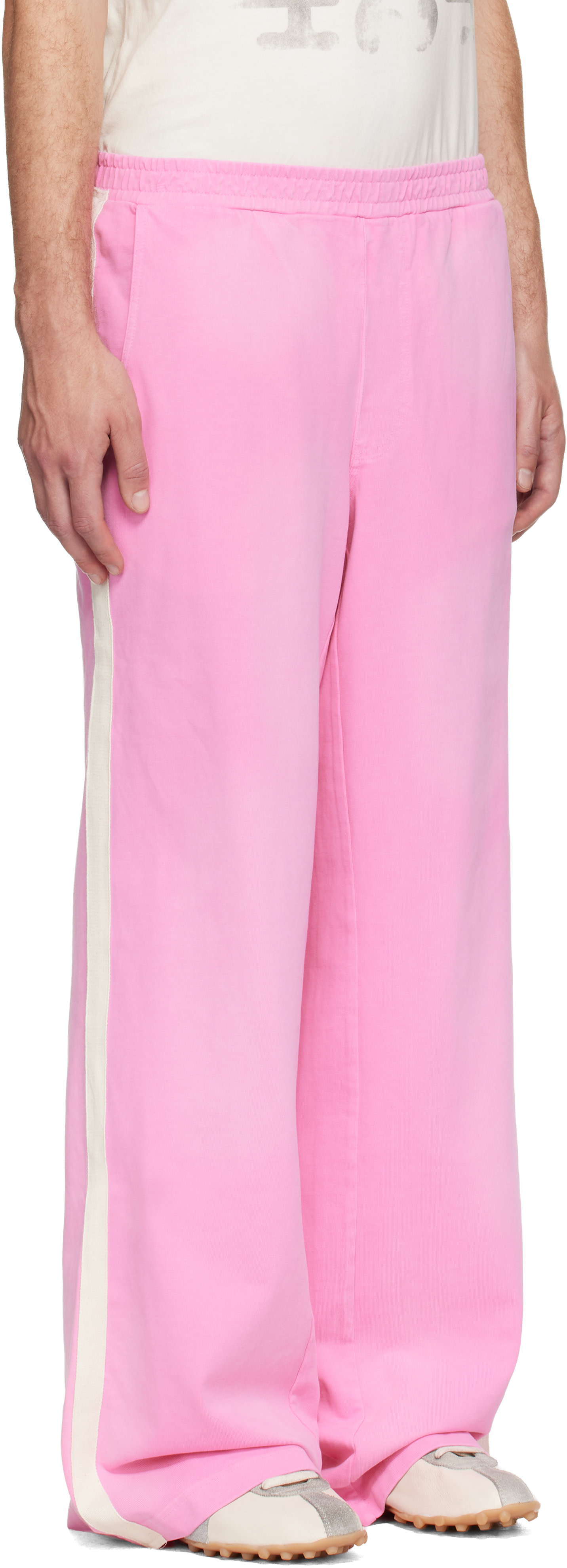 424 - Pink Striped Sweatpants